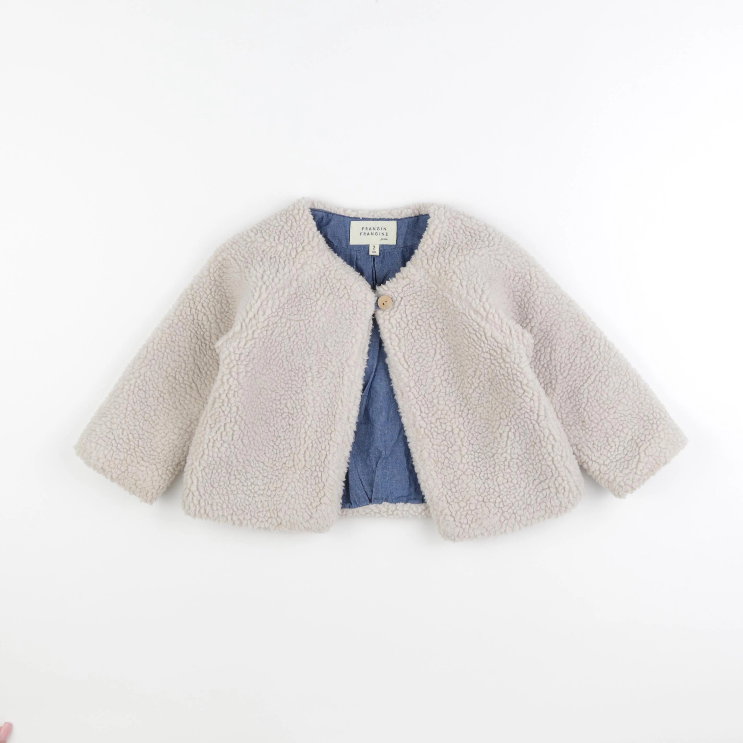Frangin Frangine - veste beige - 2 ans