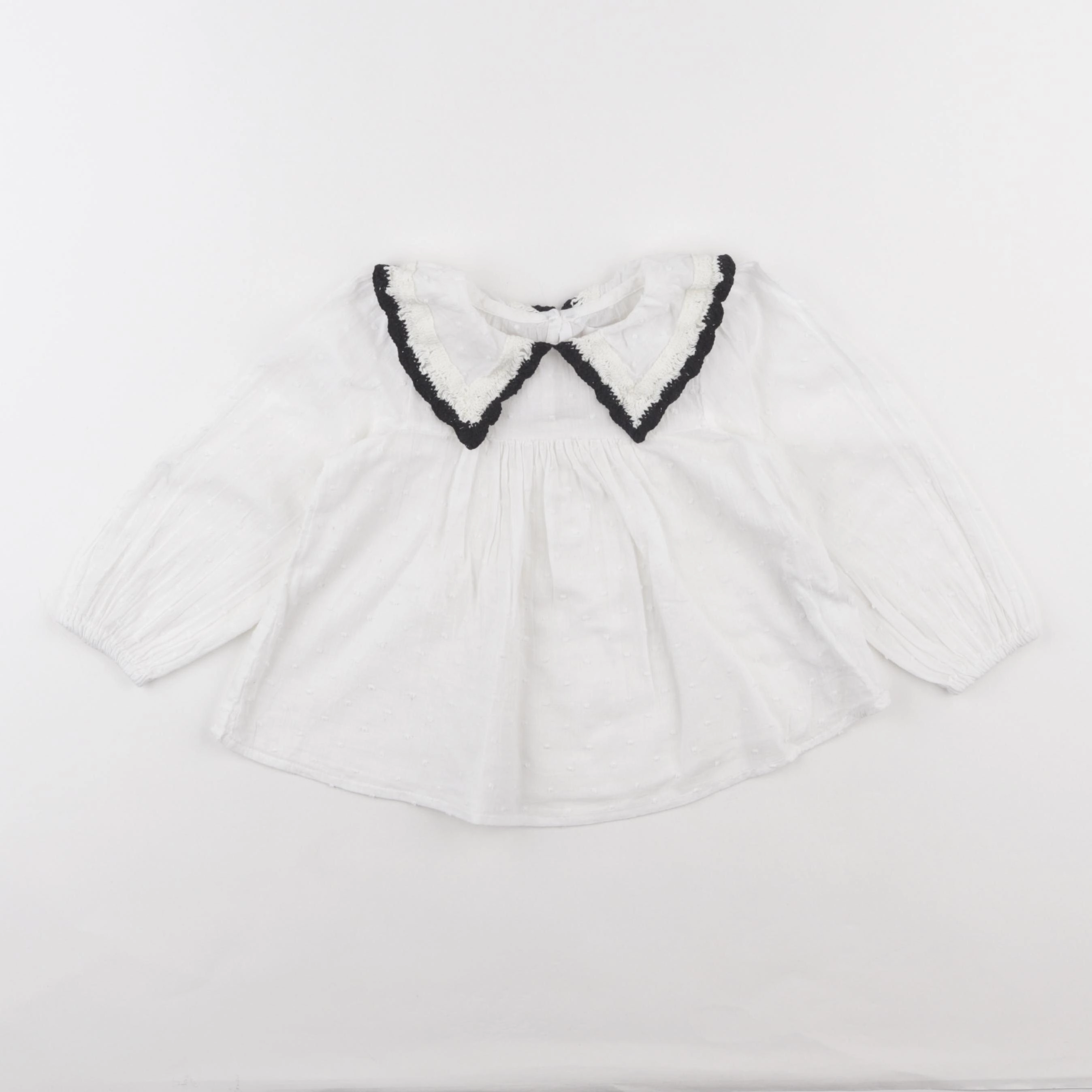 Zara - blouse blanc - 12/18 mois