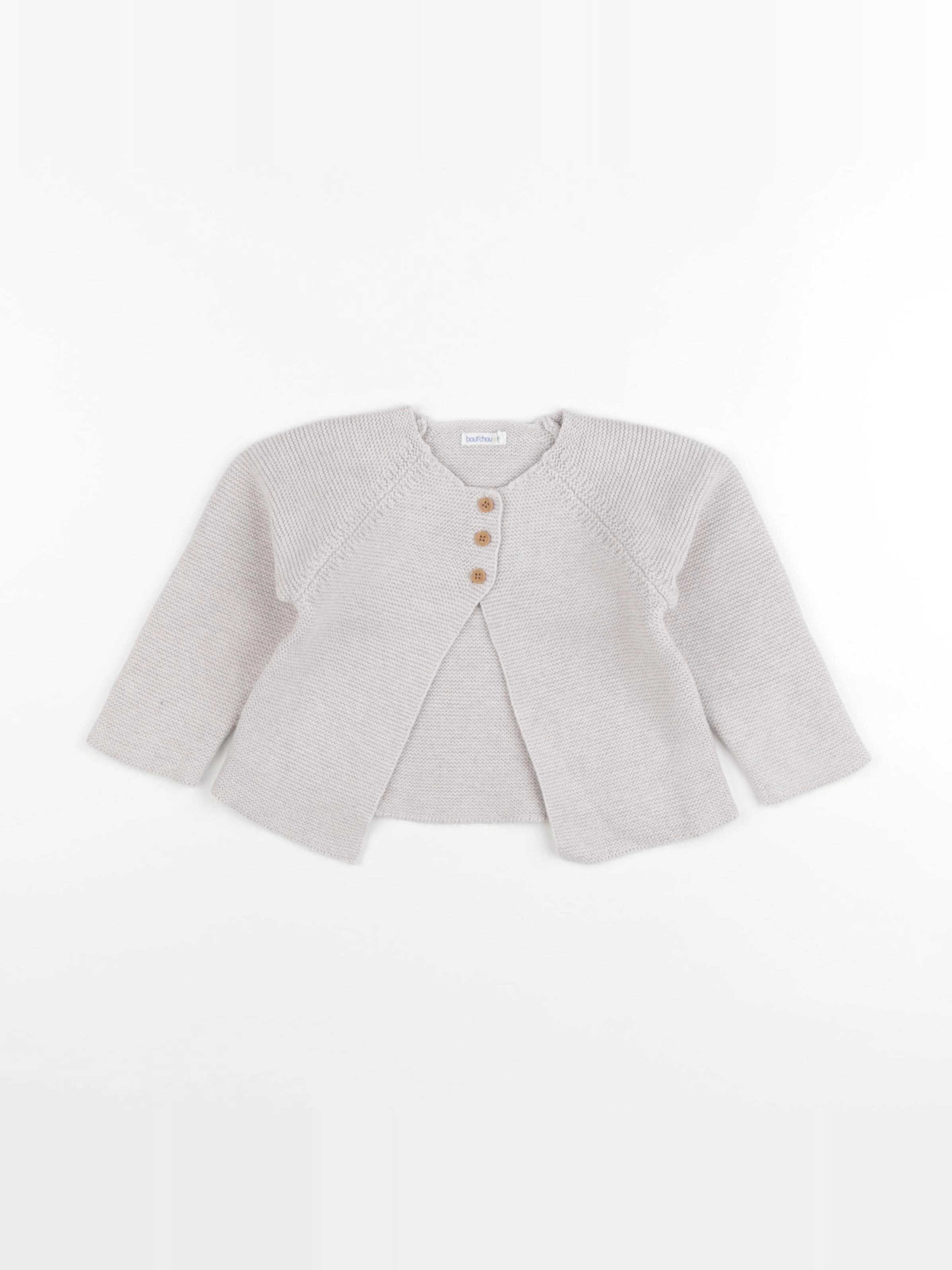 Boutchou - gilet beige - 18 mois