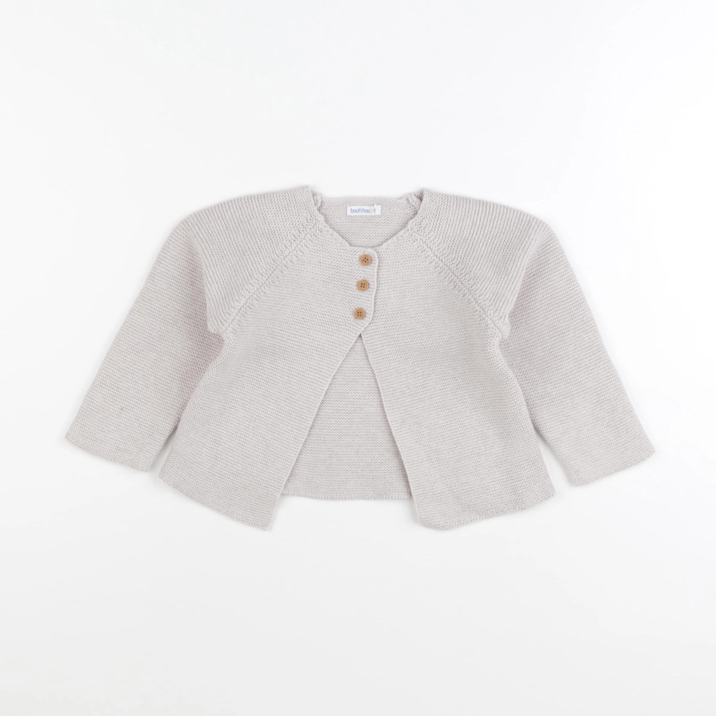 Boutchou - gilet beige - 18 mois