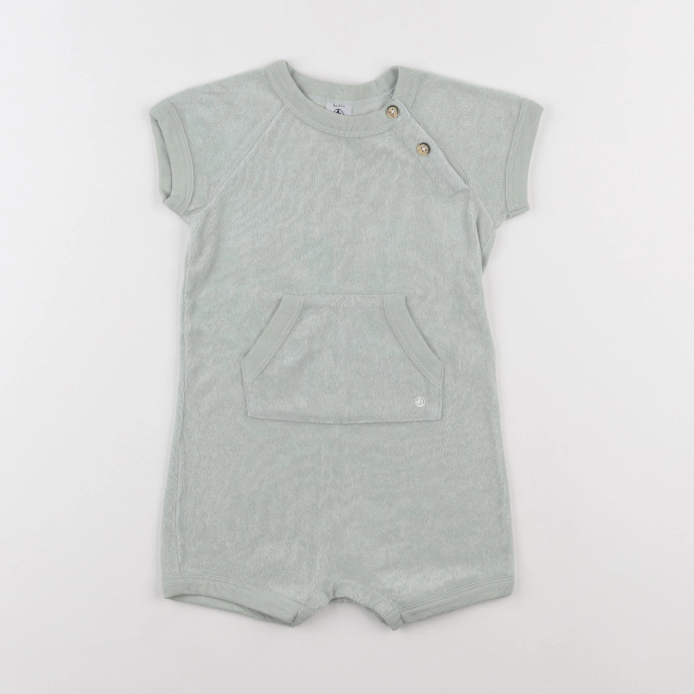 Petit Bateau - combinaison vert - 18 mois