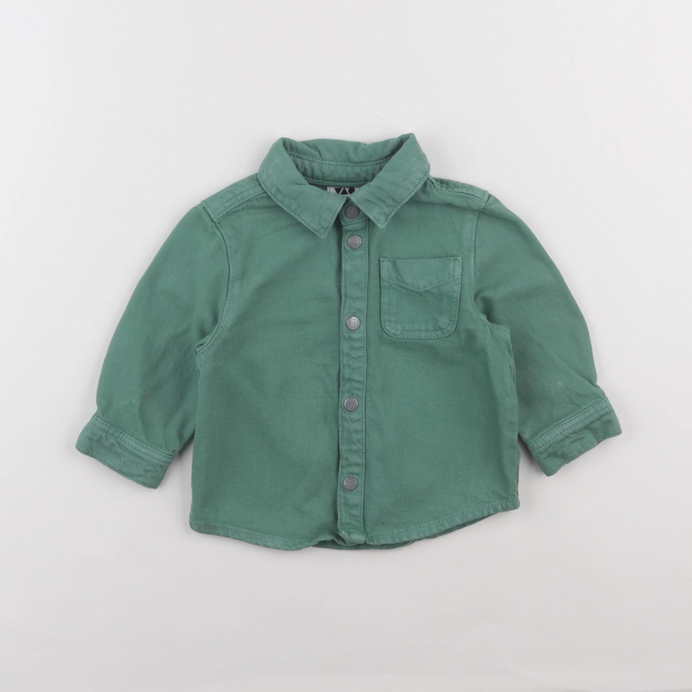 Tape à l'oeil - chemise vert - 12 mois