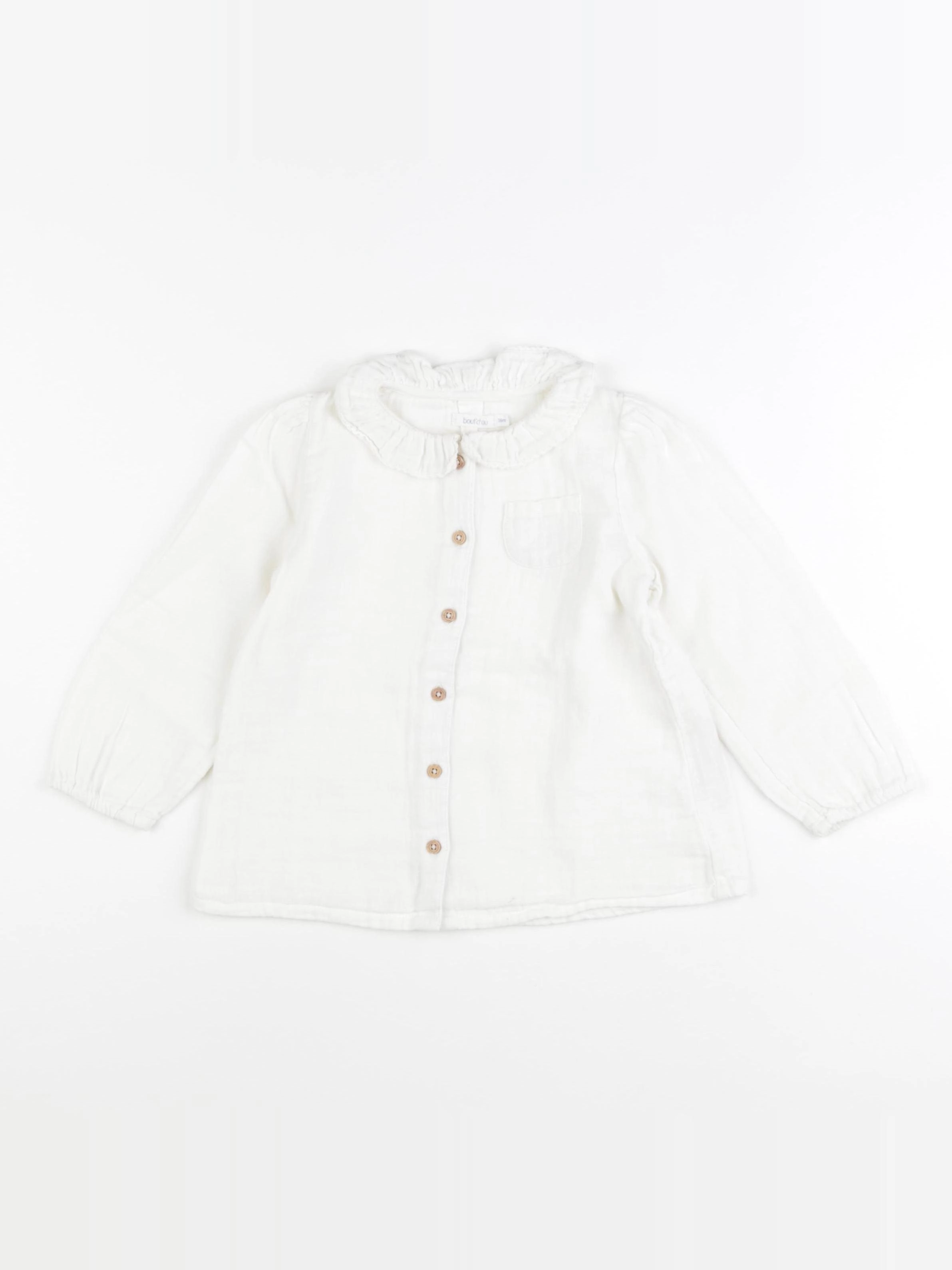 Boutchou - blouse blanc - 36 mois