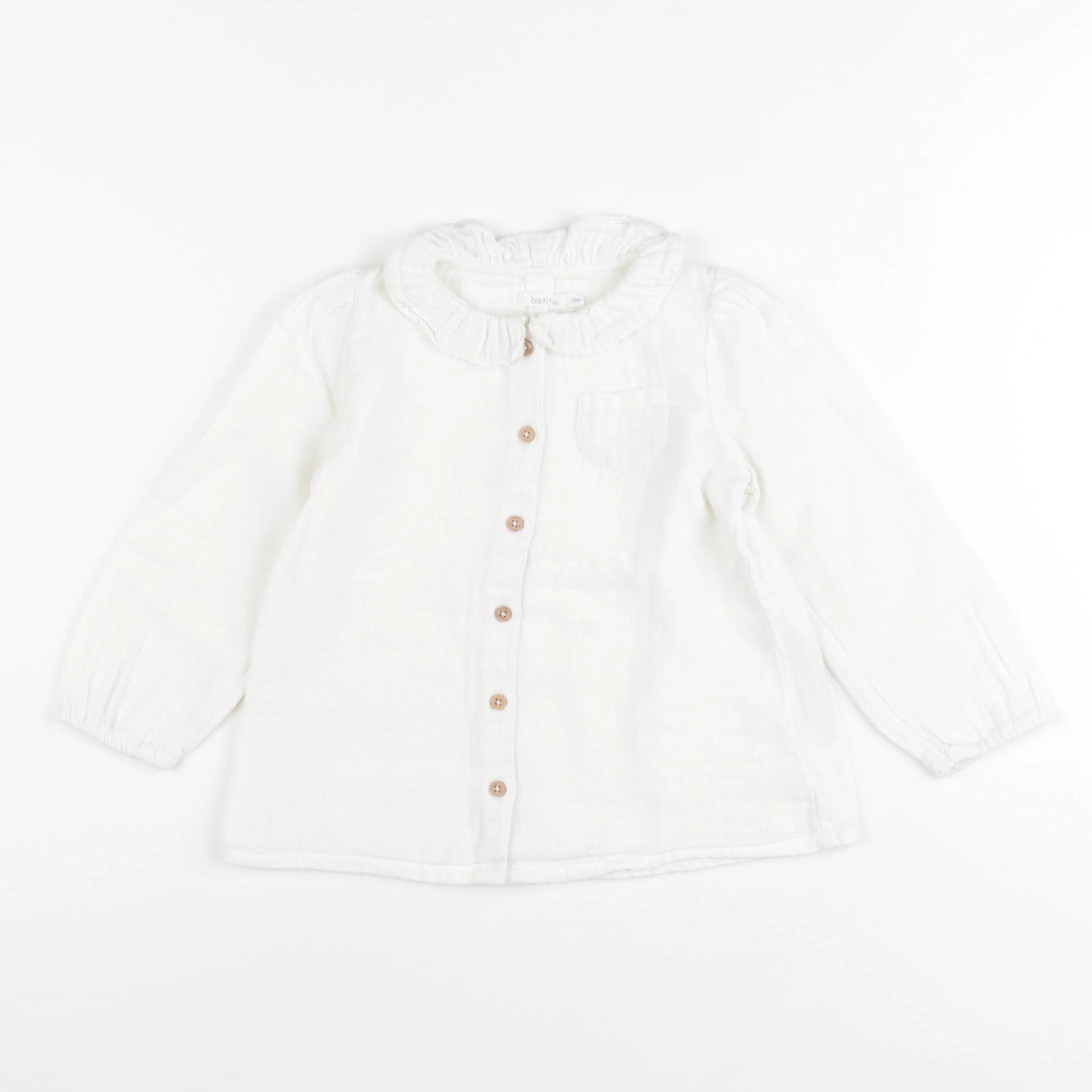 Boutchou - blouse blanc - 36 mois