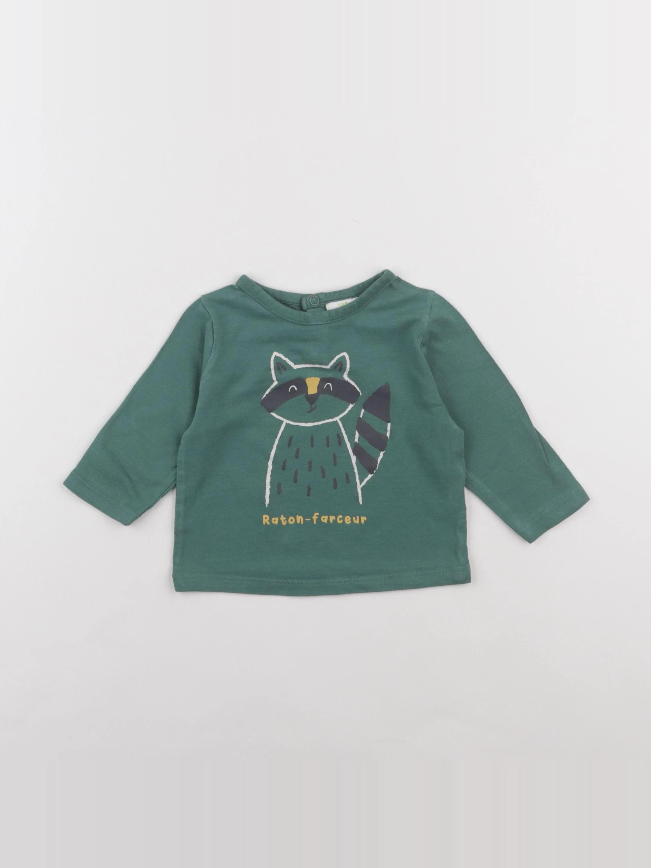 Tape à l'oeil - tee-shirt vert - 6 mois