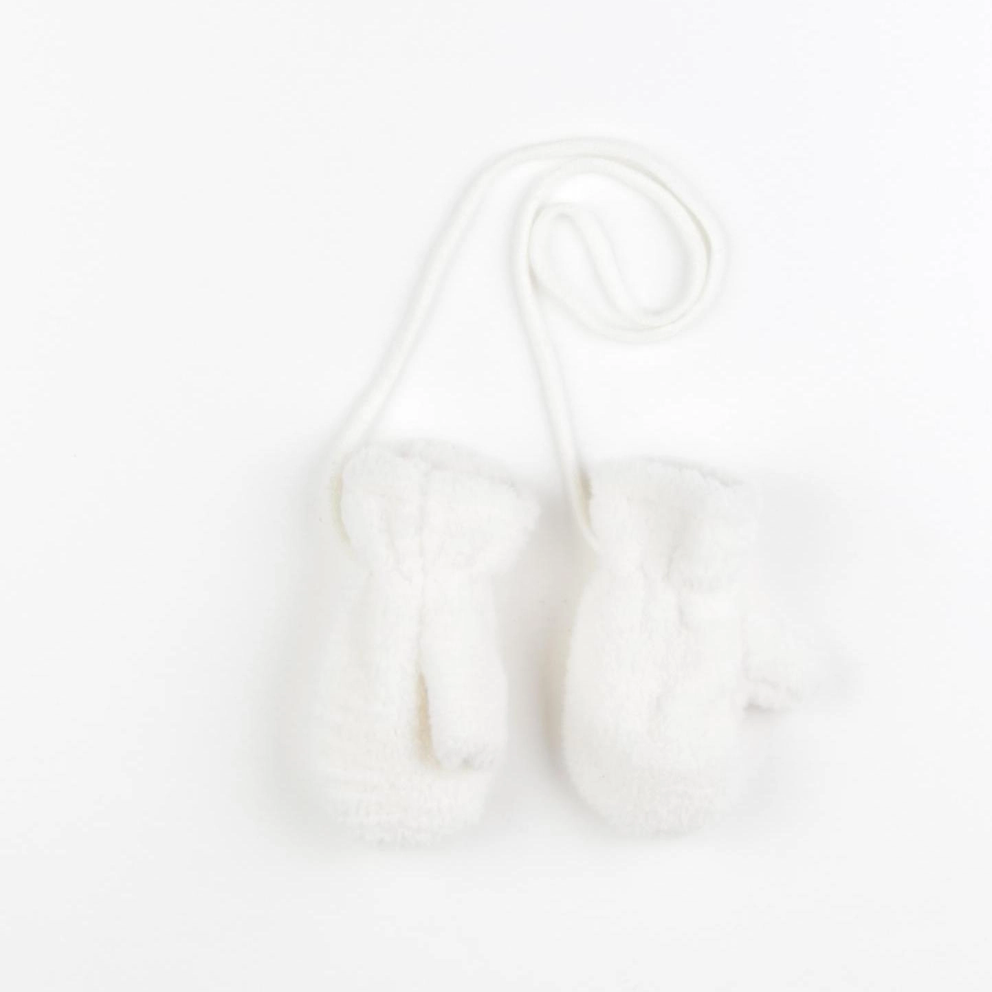 Boutchou - moufles blanc - 18/36 mois