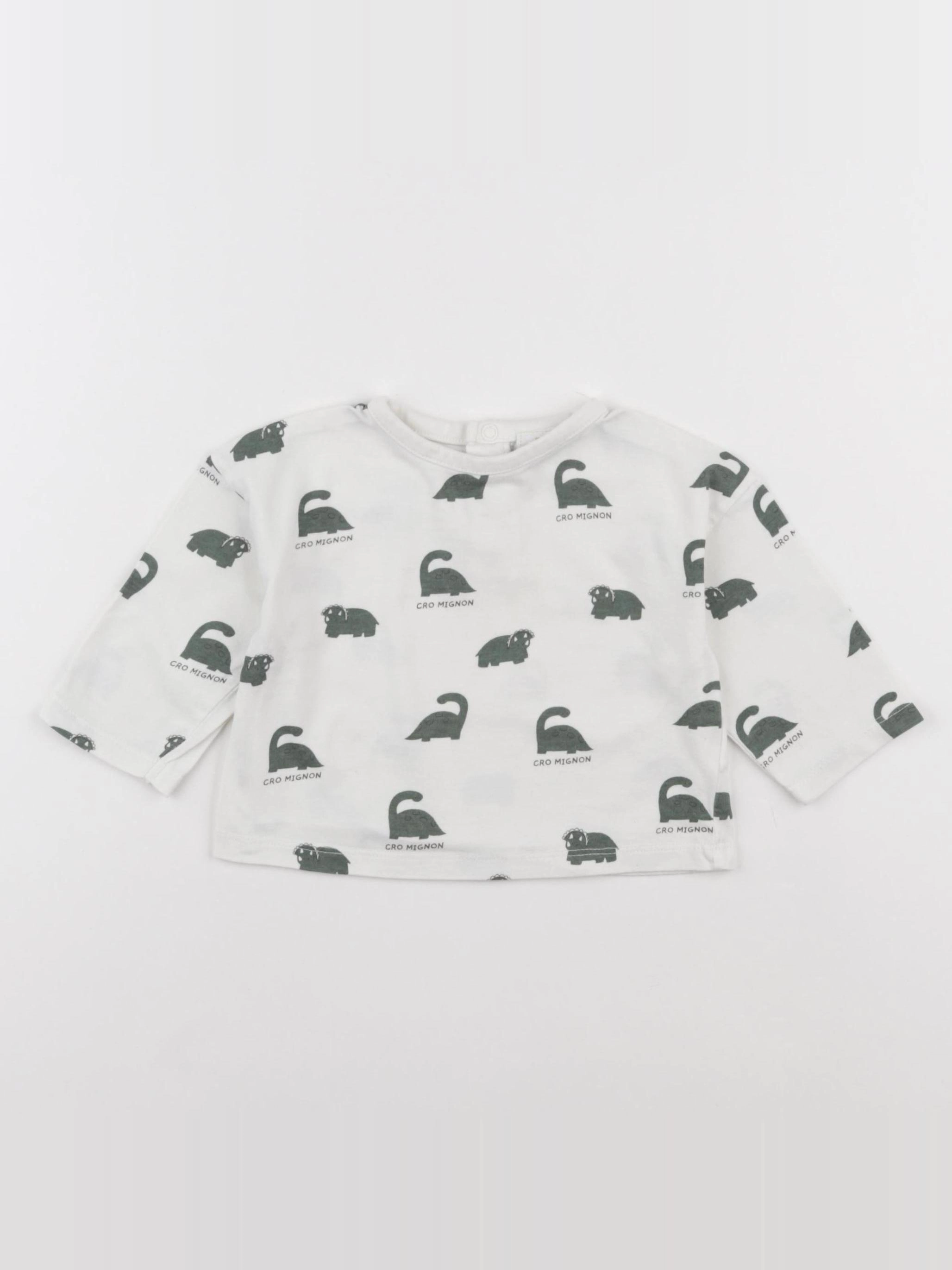 Tape à l'oeil - tee-shirt vert - 6 mois
