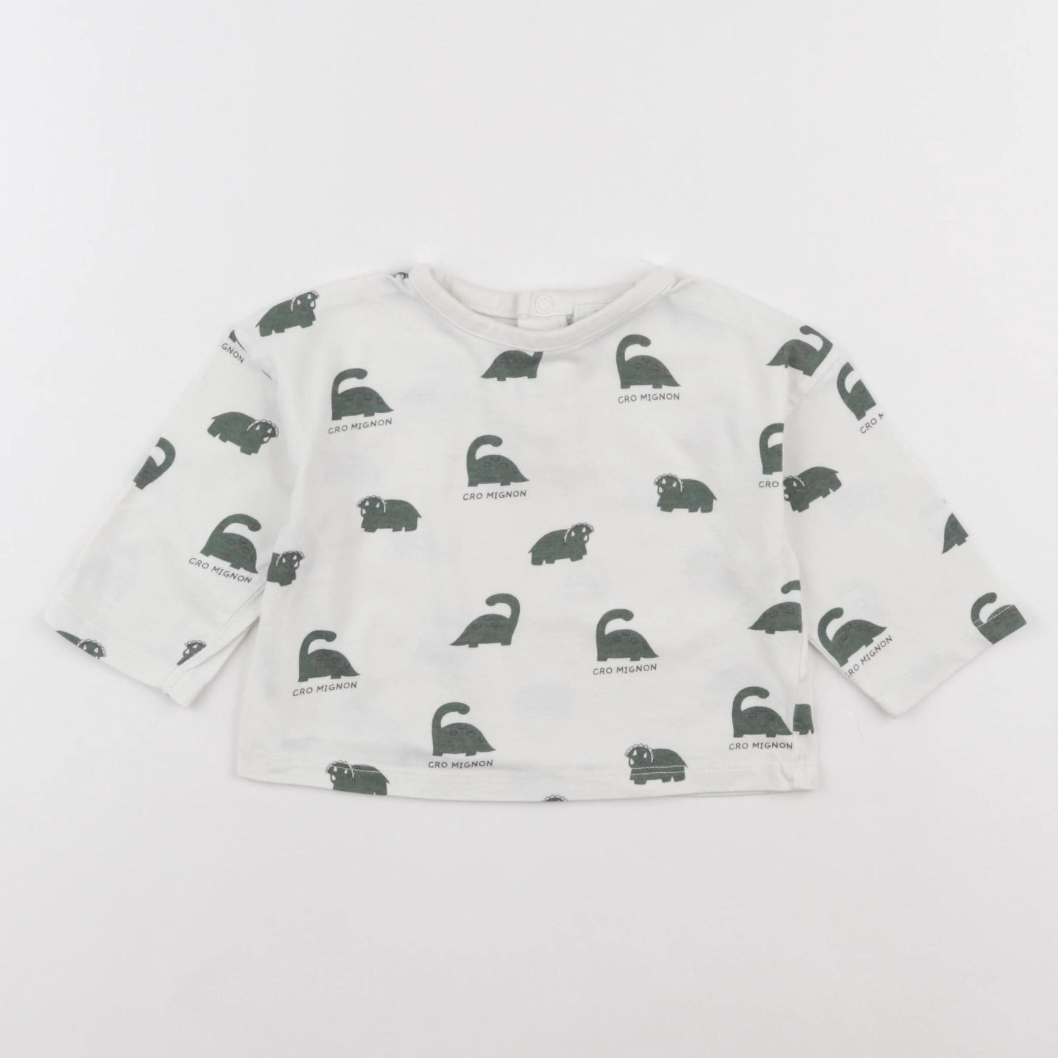 Tape à l'oeil - tee-shirt vert - 6 mois