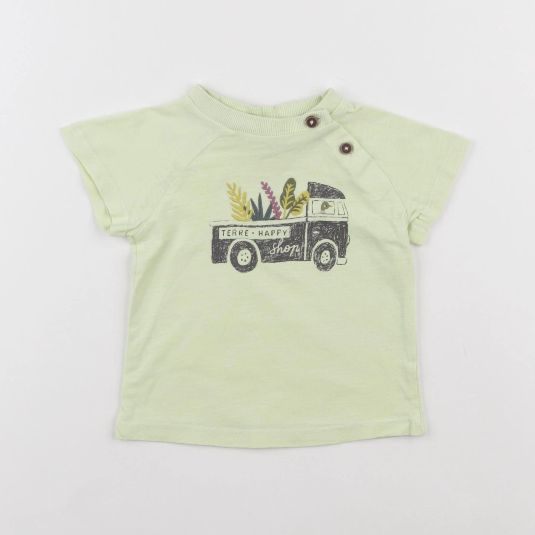 Tape à l'oeil - tee-shirt vert - 6 mois