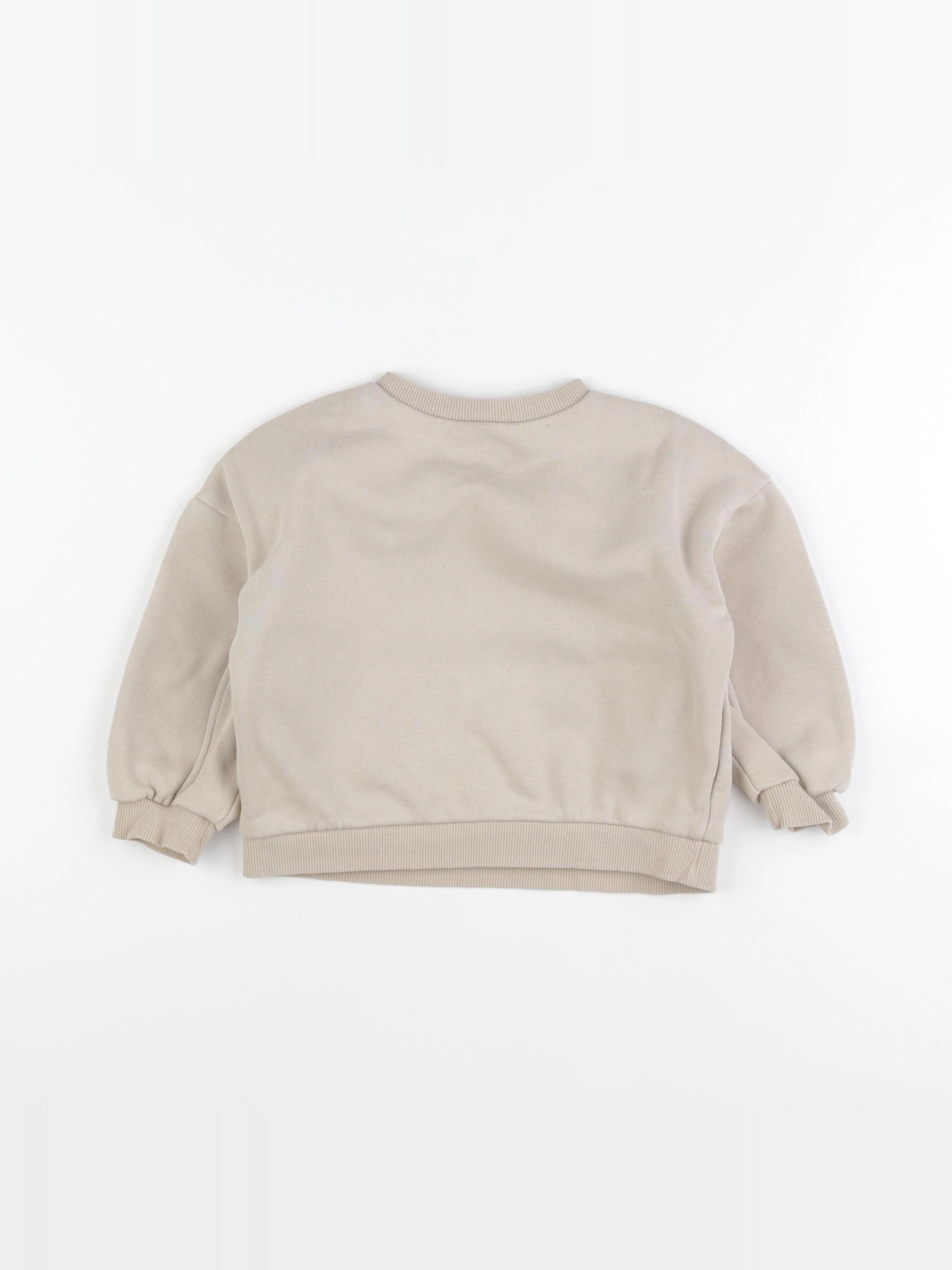 Zara - sweat beige - 18/24 mois
