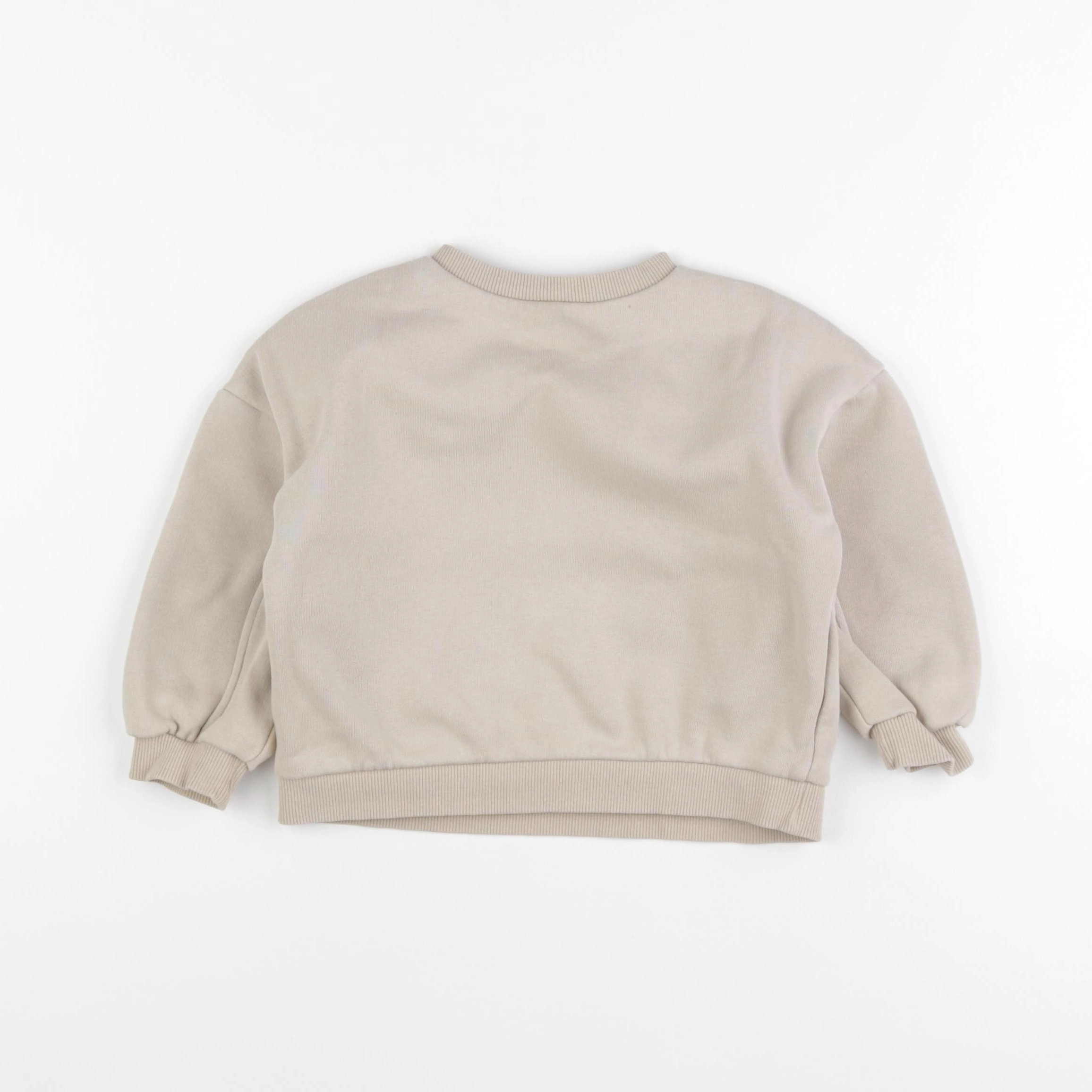 Zara - sweat beige - 18/24 mois