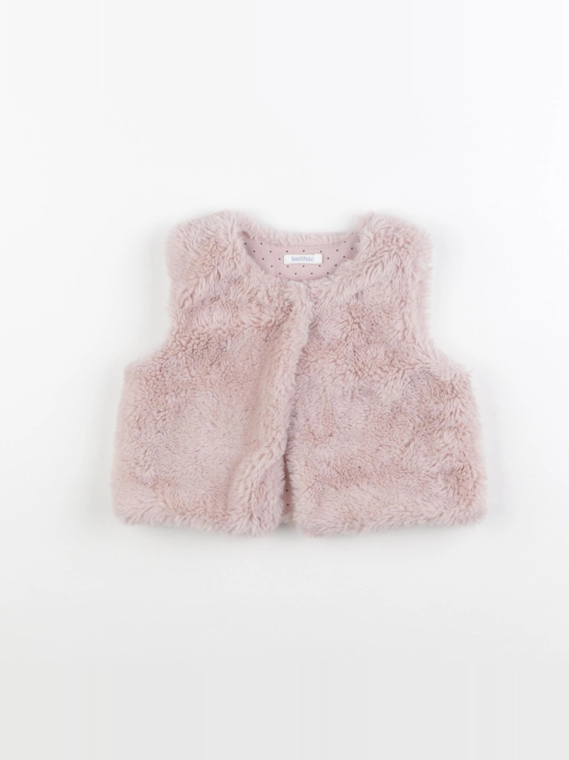 Boutchou - gilet rose - 12 mois