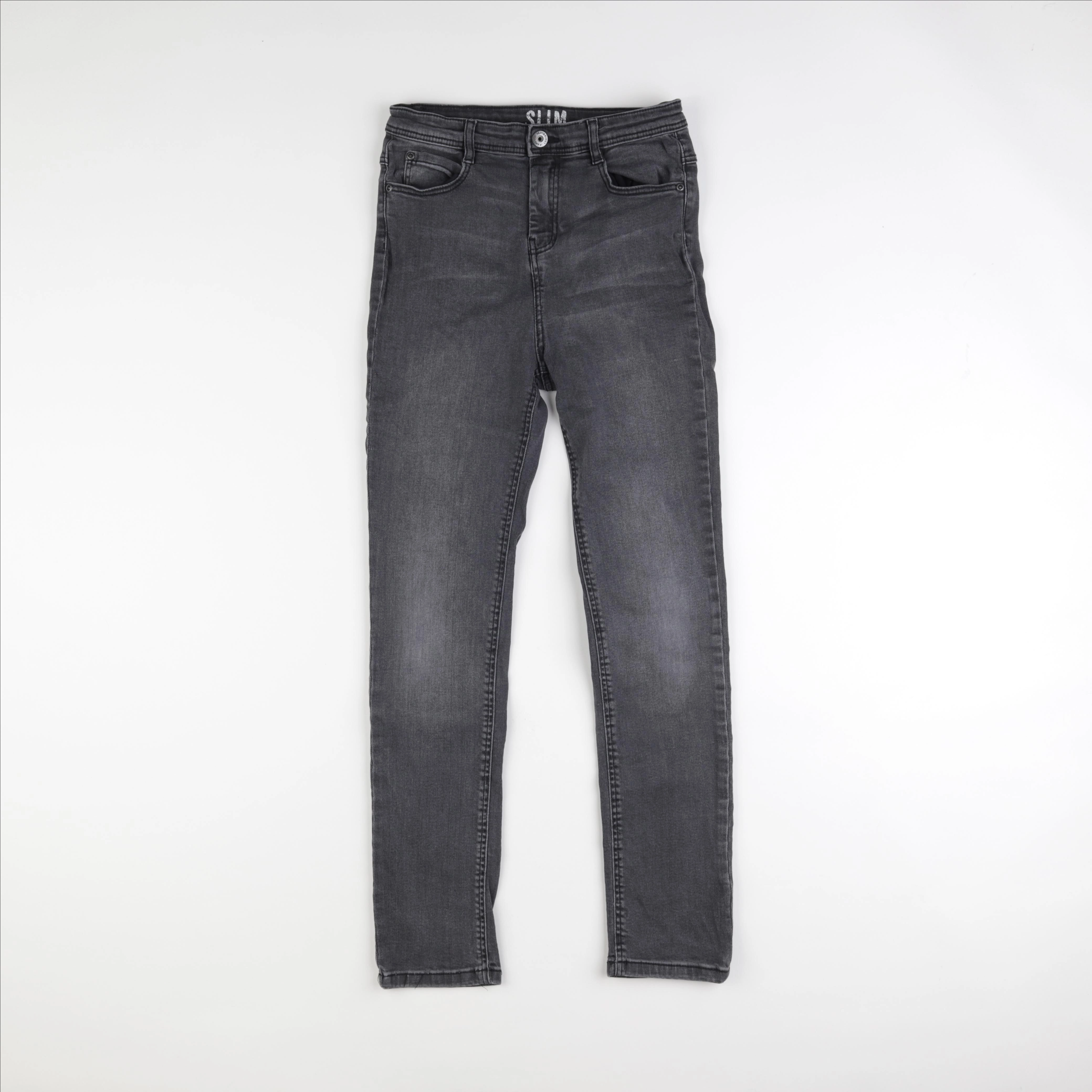 Vertbaudet - jean gris - 12 ans