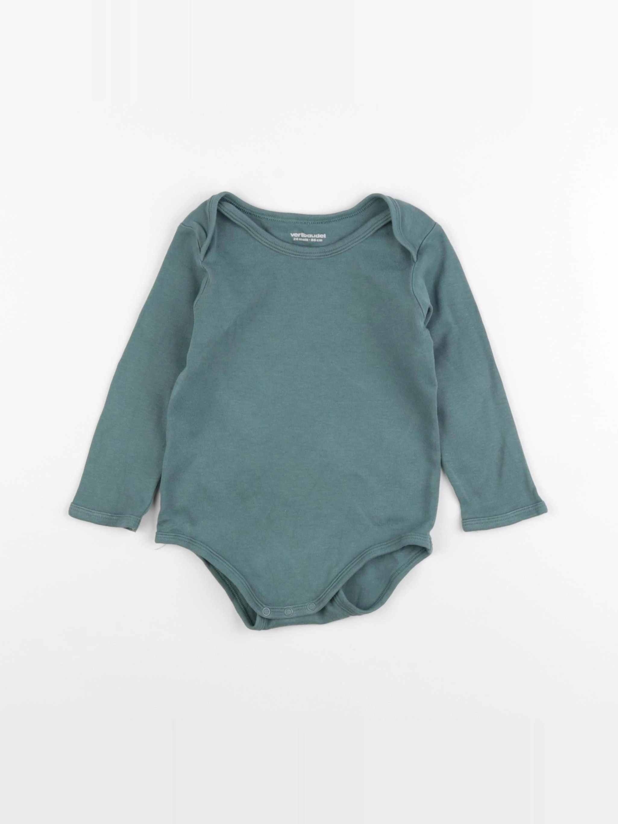 Vertbaudet - body vert - 24 mois