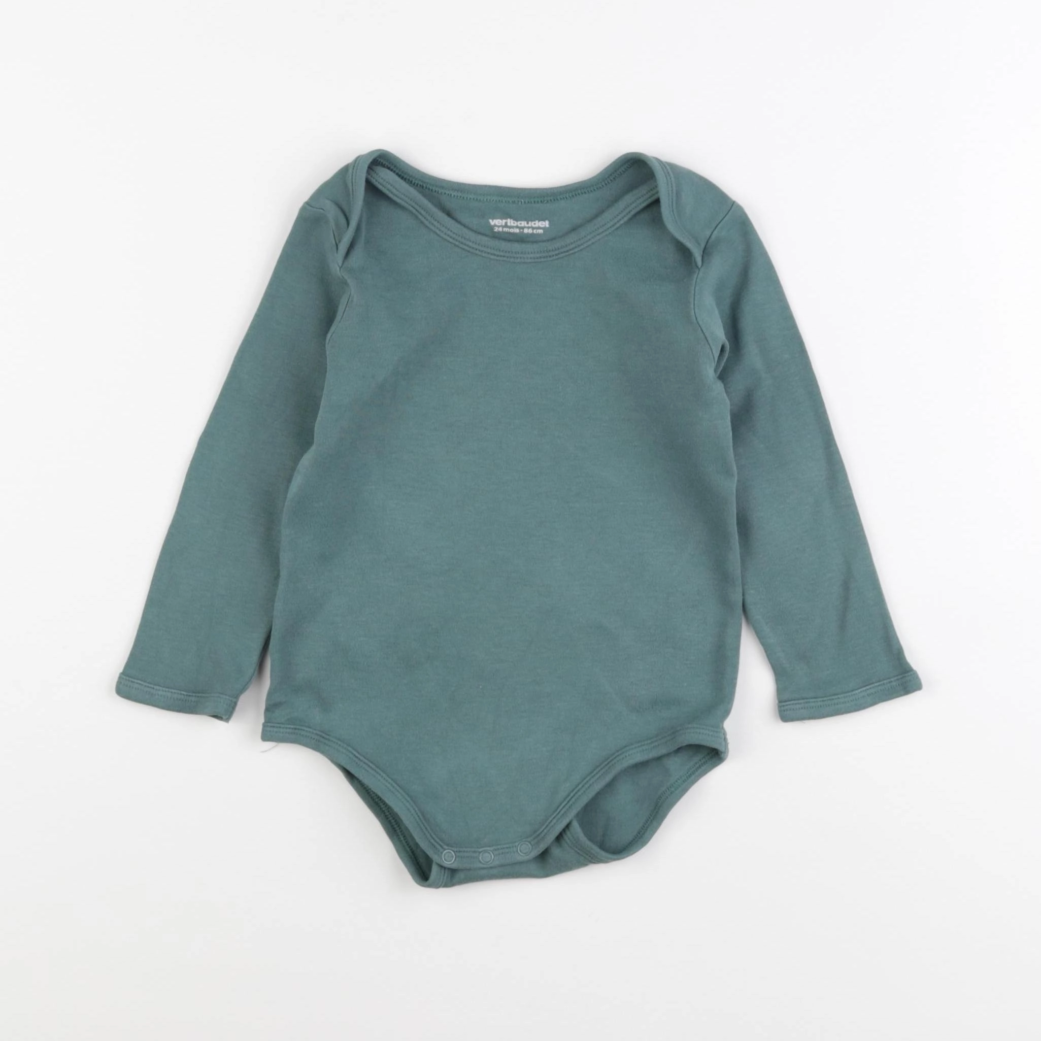 Vertbaudet - body vert - 24 mois