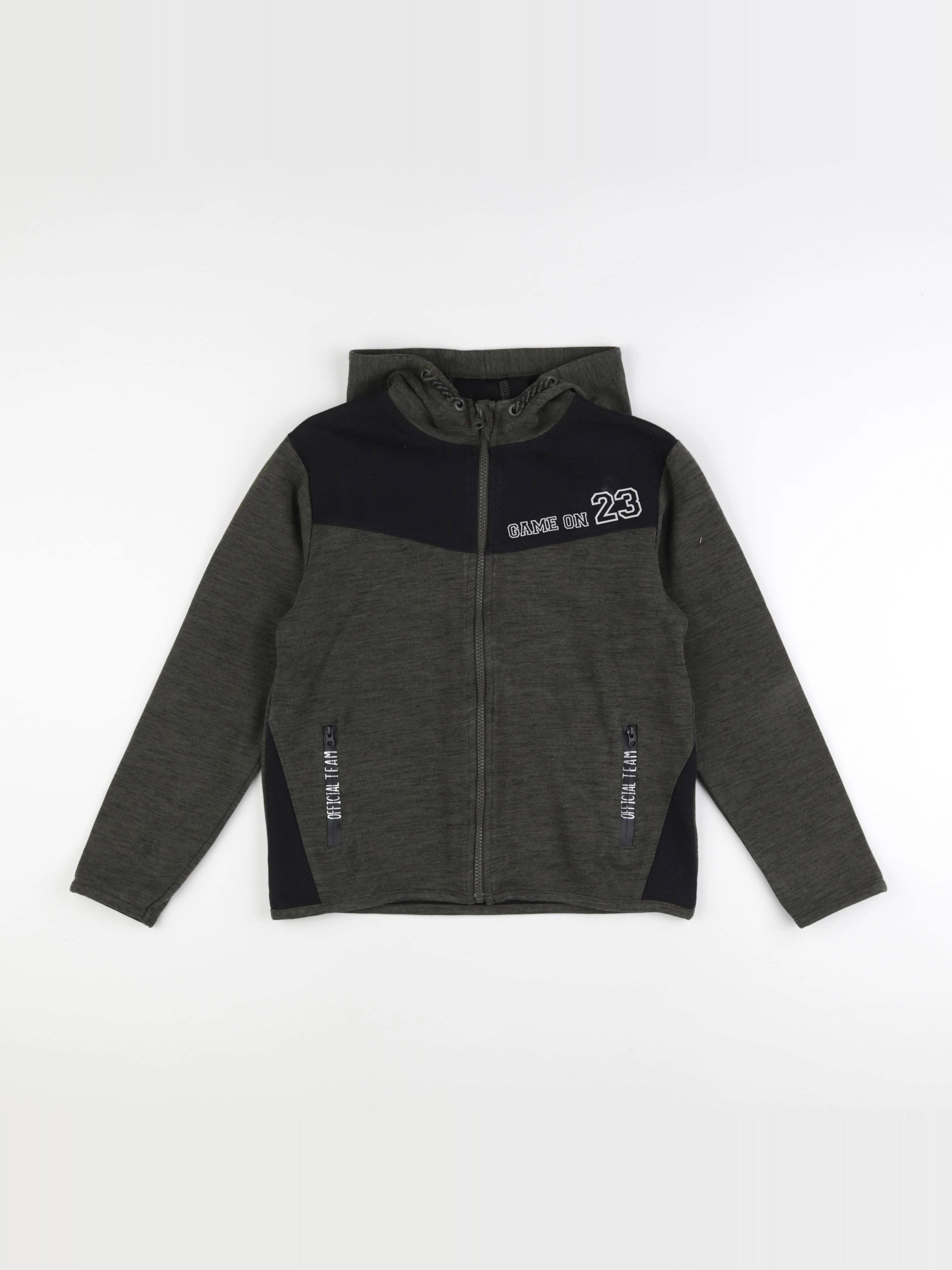 Vertbaudet - sweat vert - 12 ans