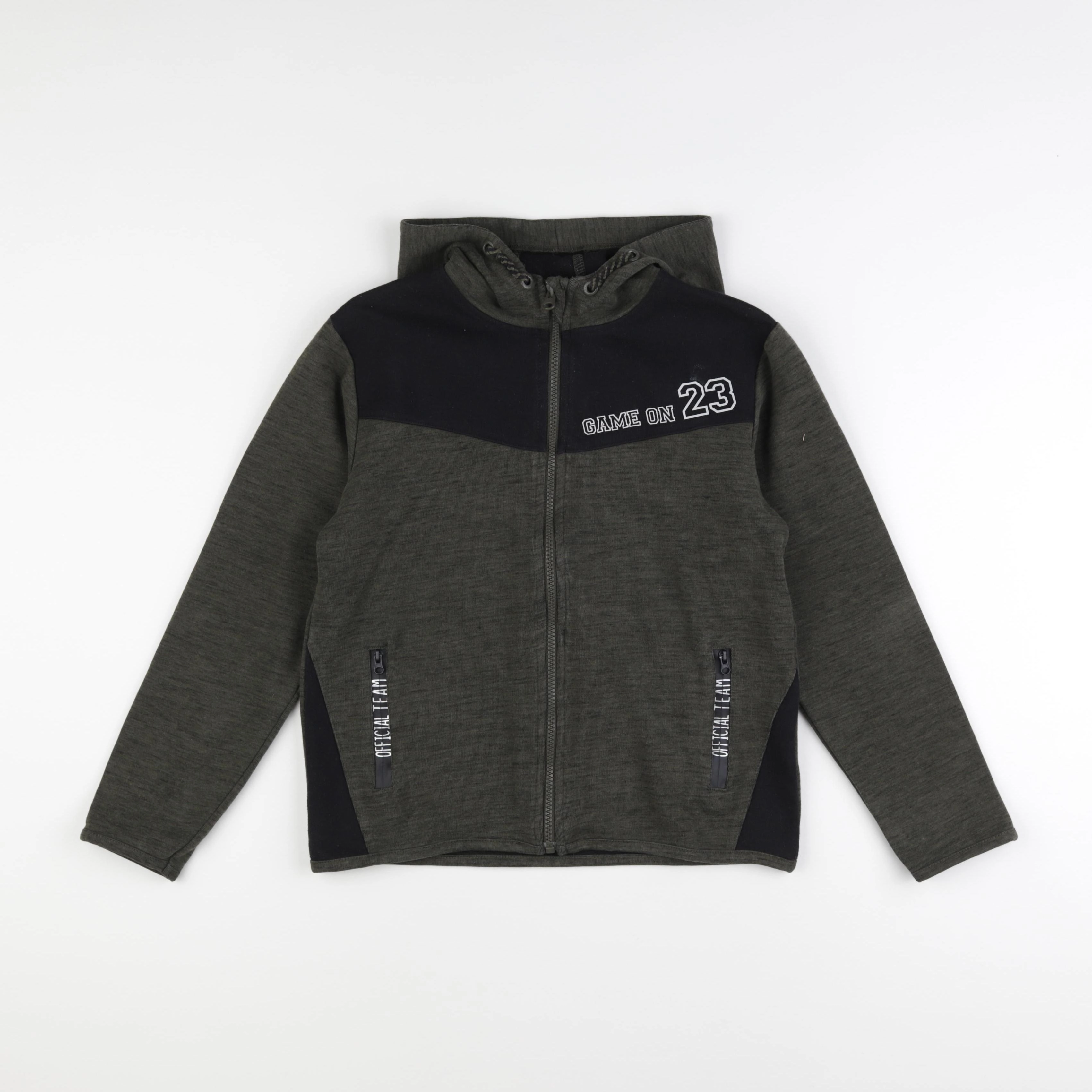 Vertbaudet - sweat vert - 12 ans