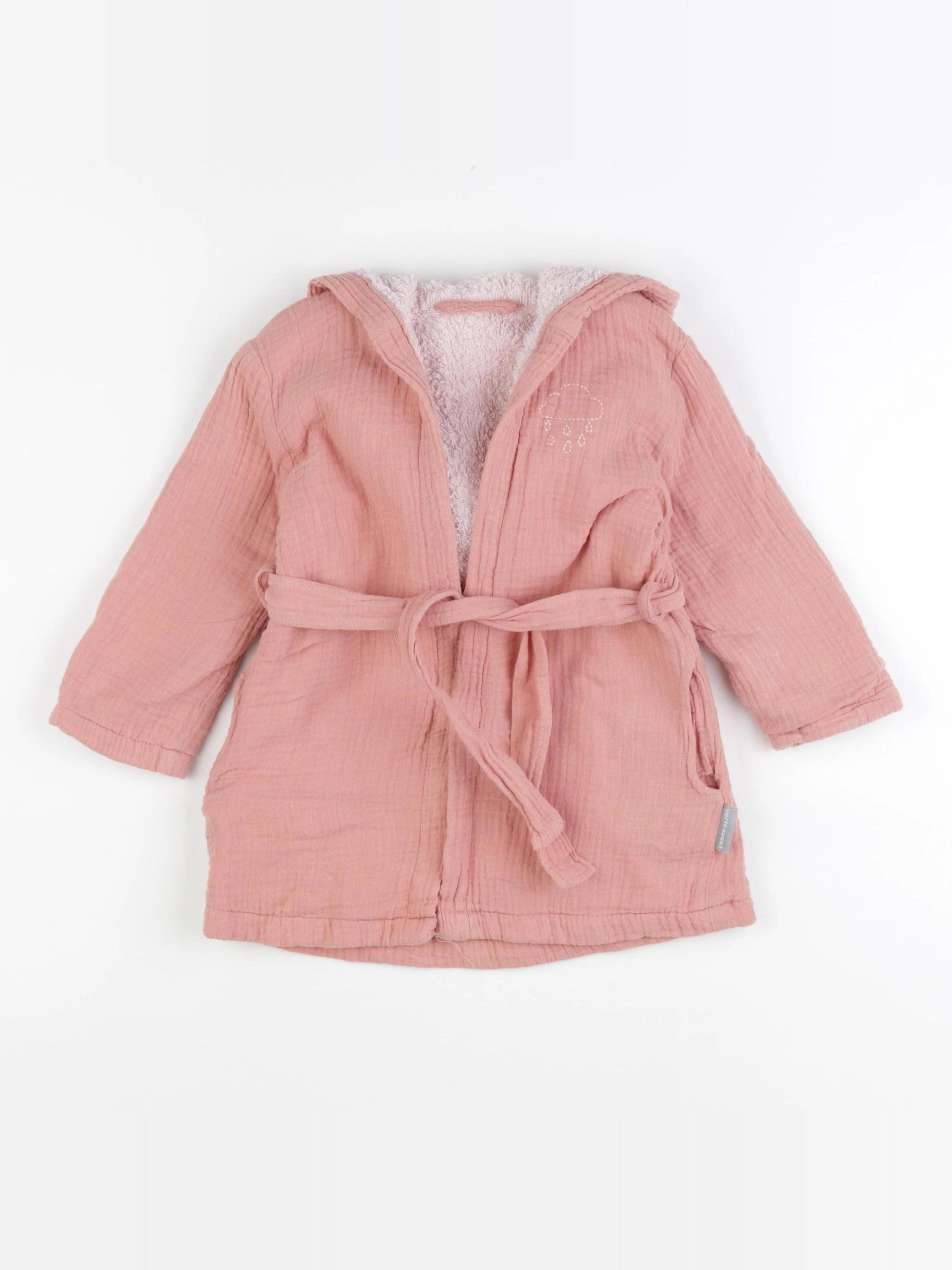 Vertbaudet - peignoir rose - 3 ans