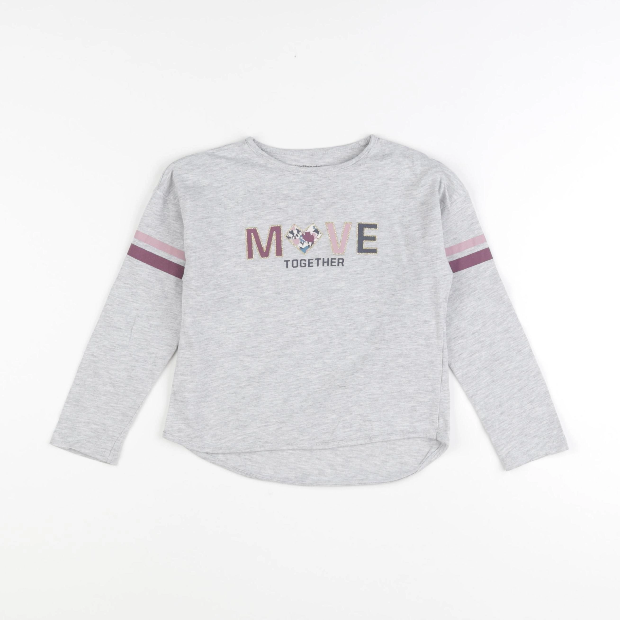 Vertbaudet - tee-shirt gris - 6 ans