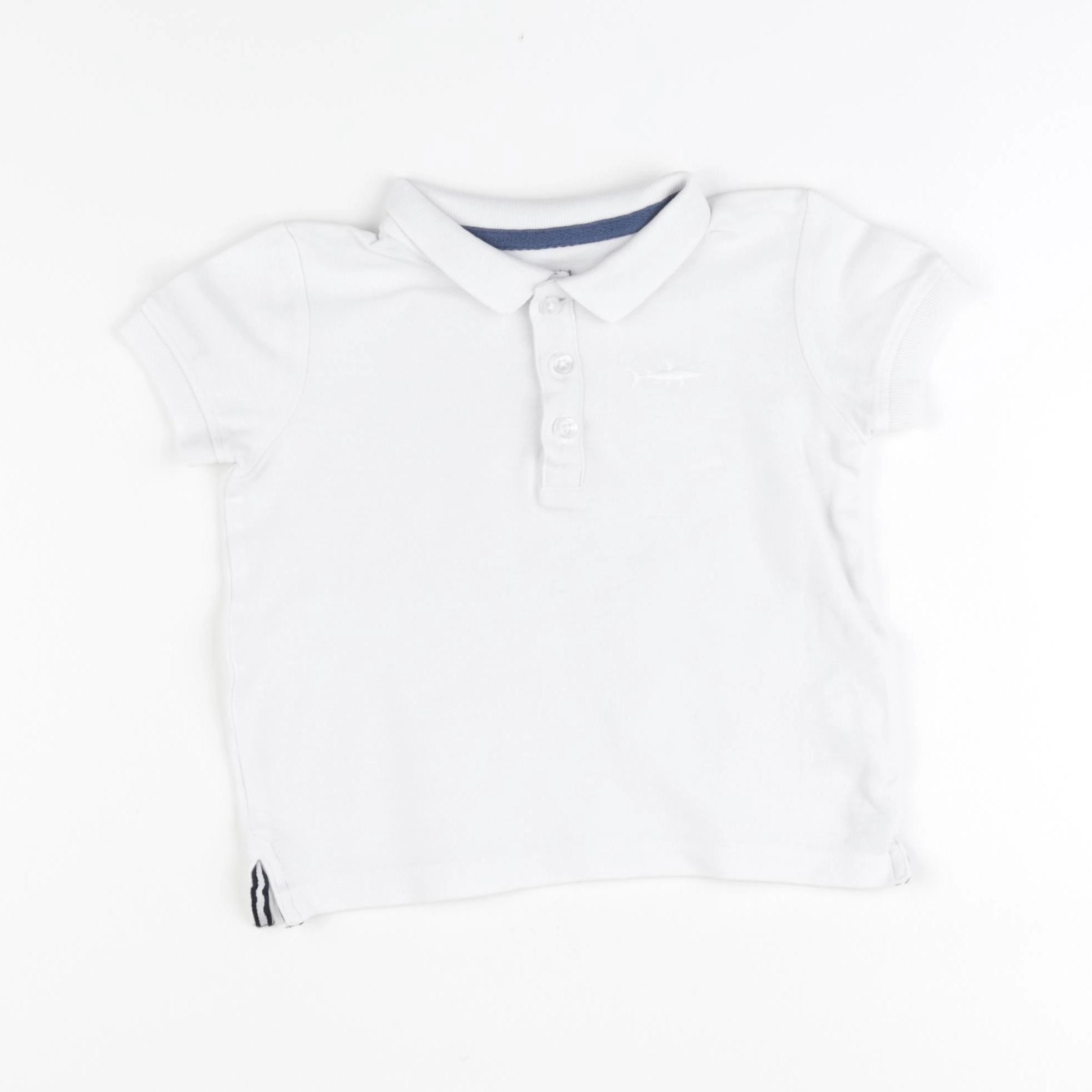 Vertbaudet - polo blanc - 3 ans