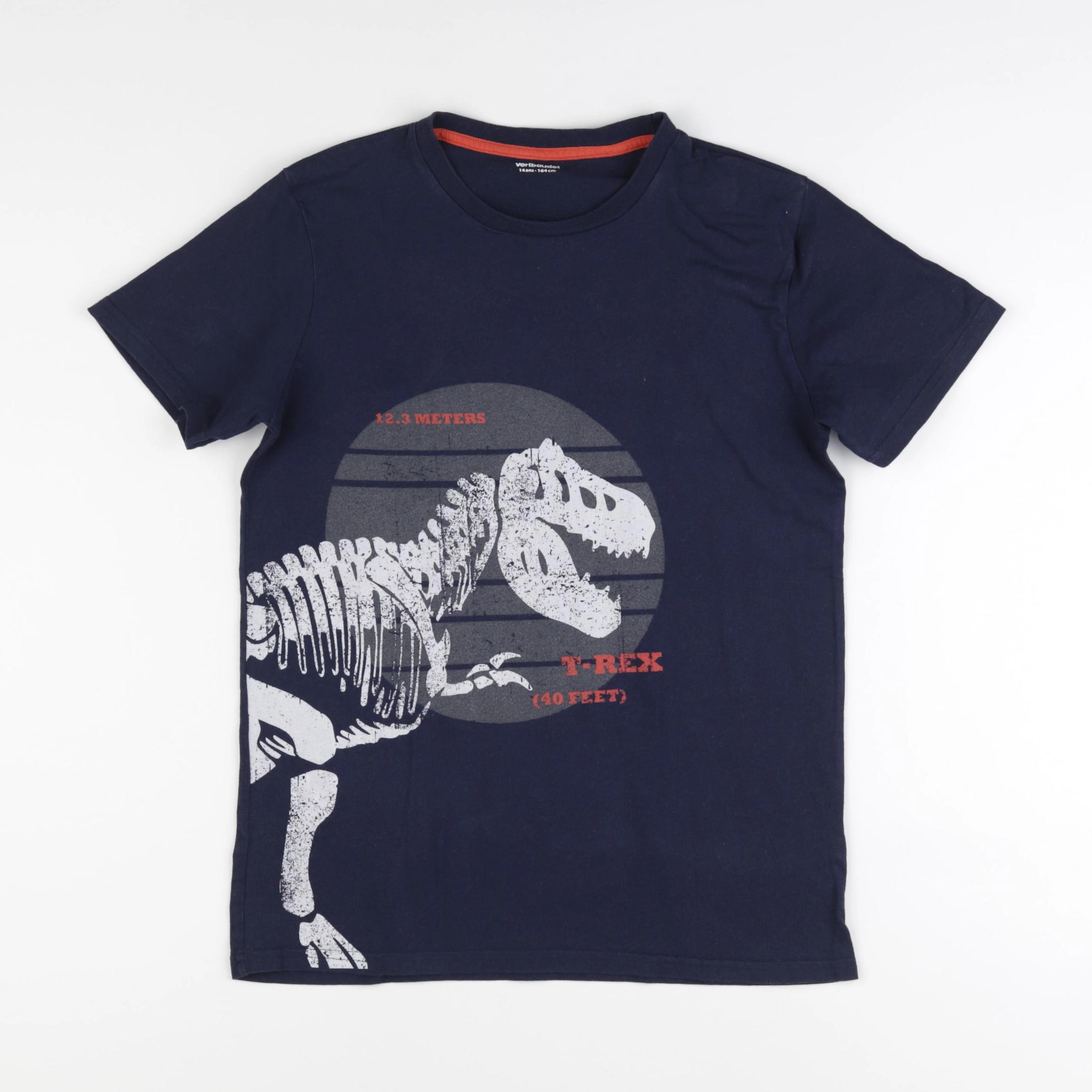 Vertbaudet - tee-shirt bleu - 14 ans