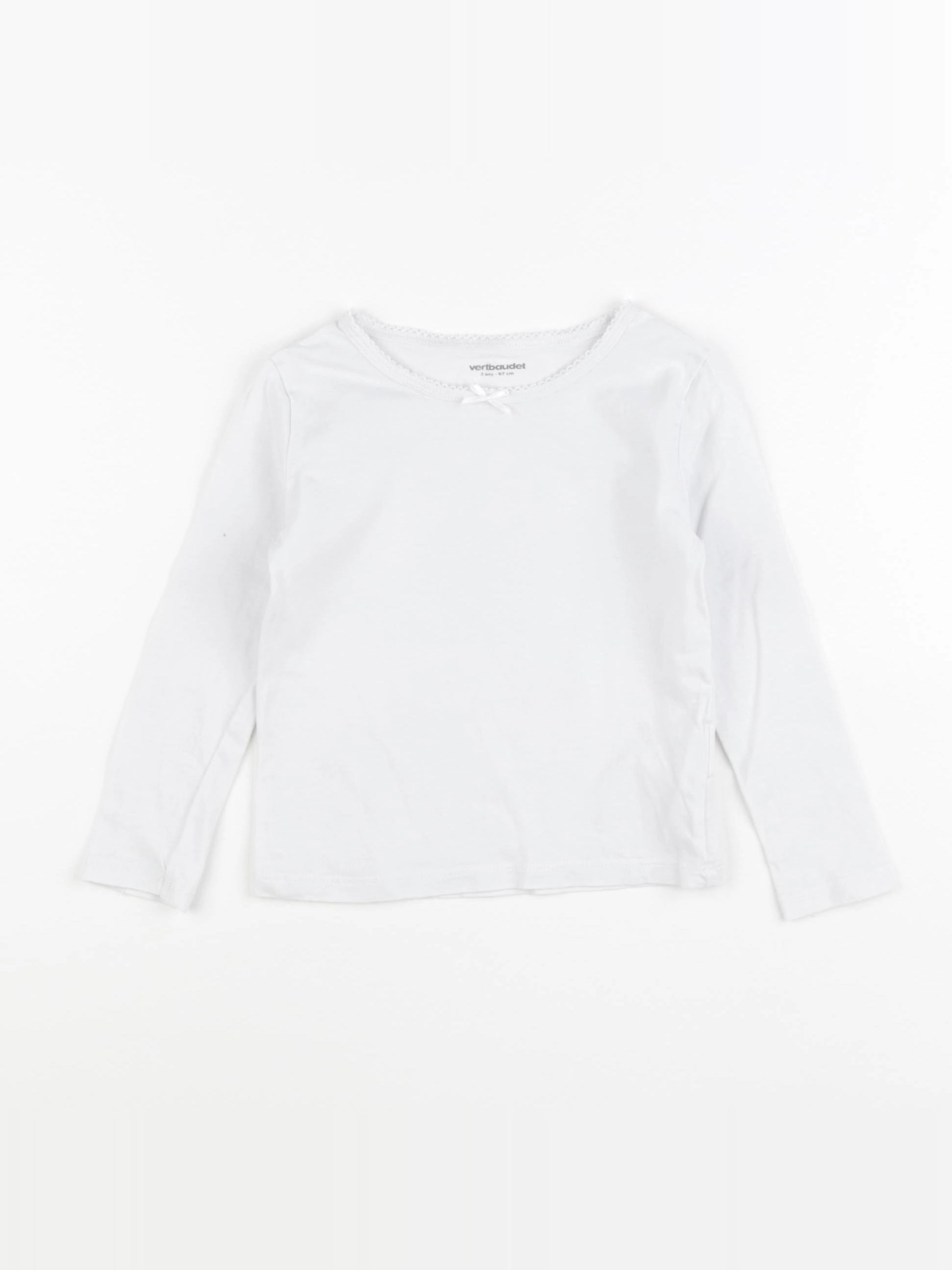 Vertbaudet - maillot de corps blanc - 3 ans