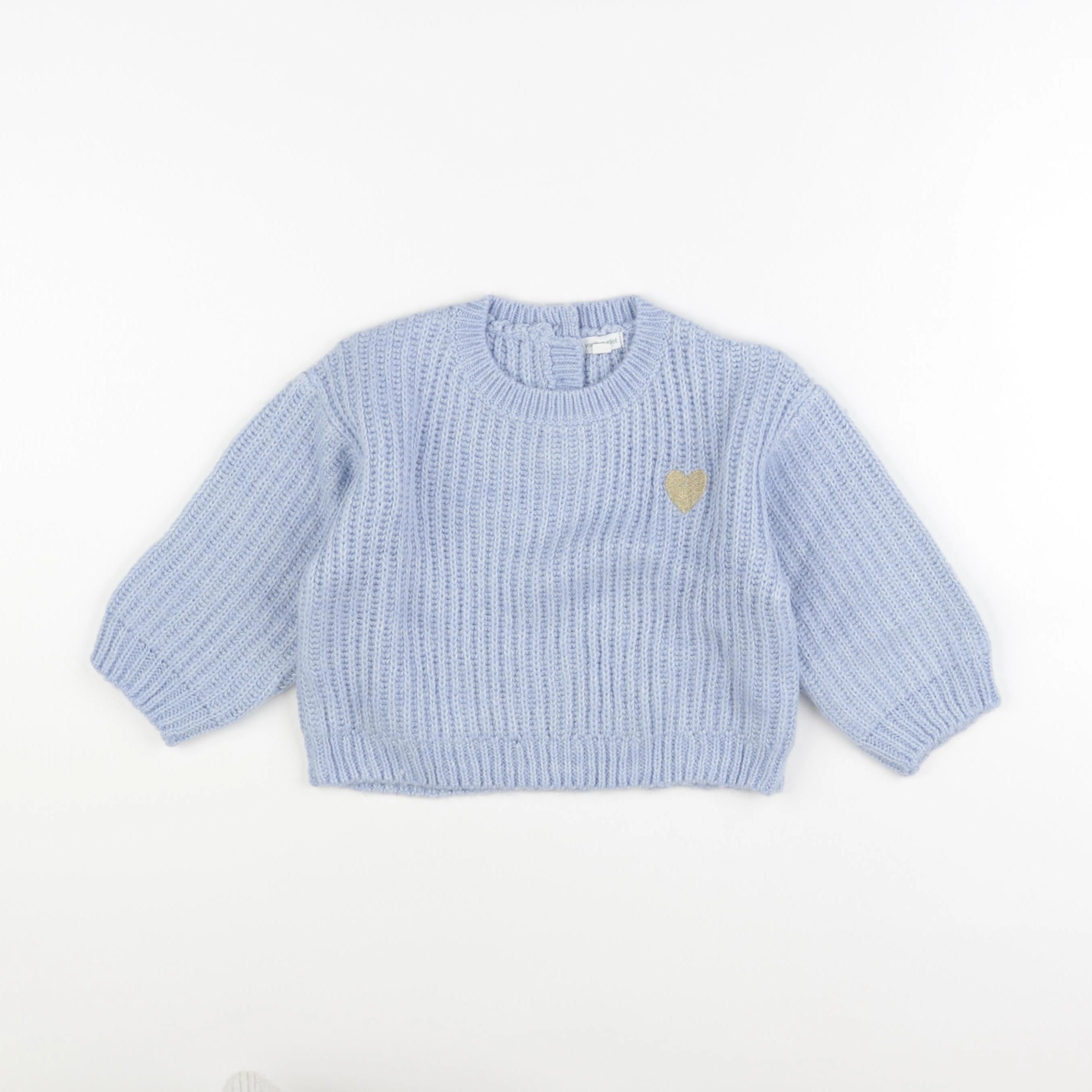 Vertbaudet - pull bleu - 24 mois
