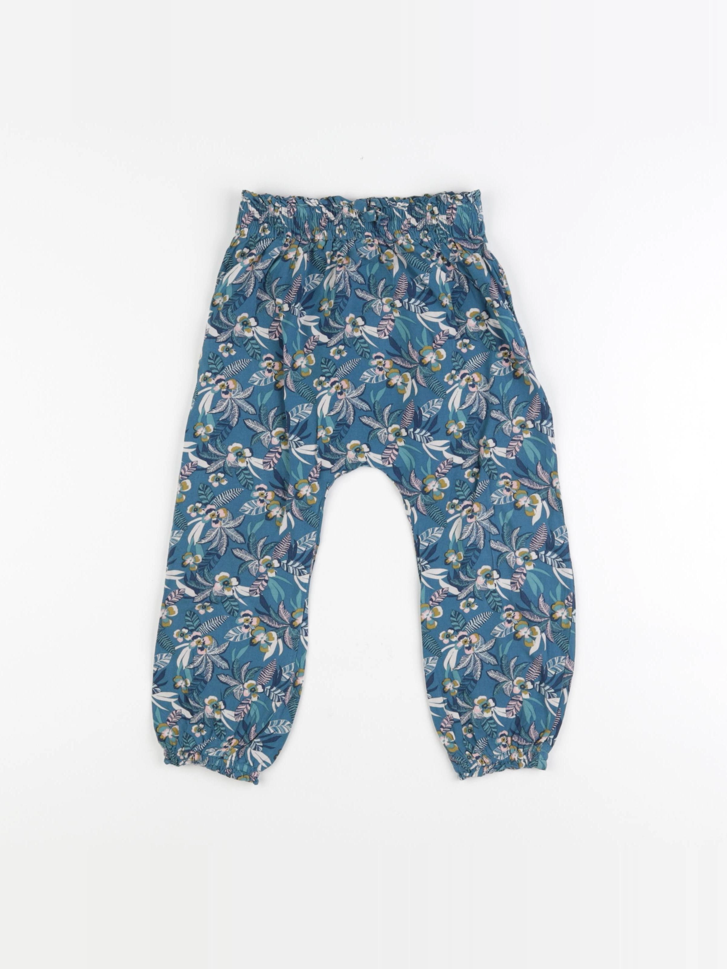 Vertbaudet - pantalon bleu - 36 mois