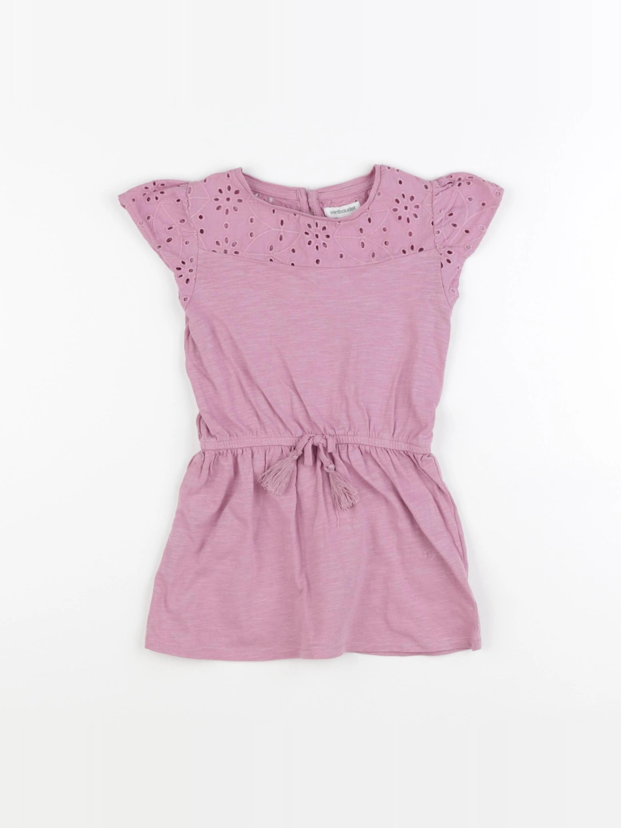 Vertbaudet - robe rose - 2 ans