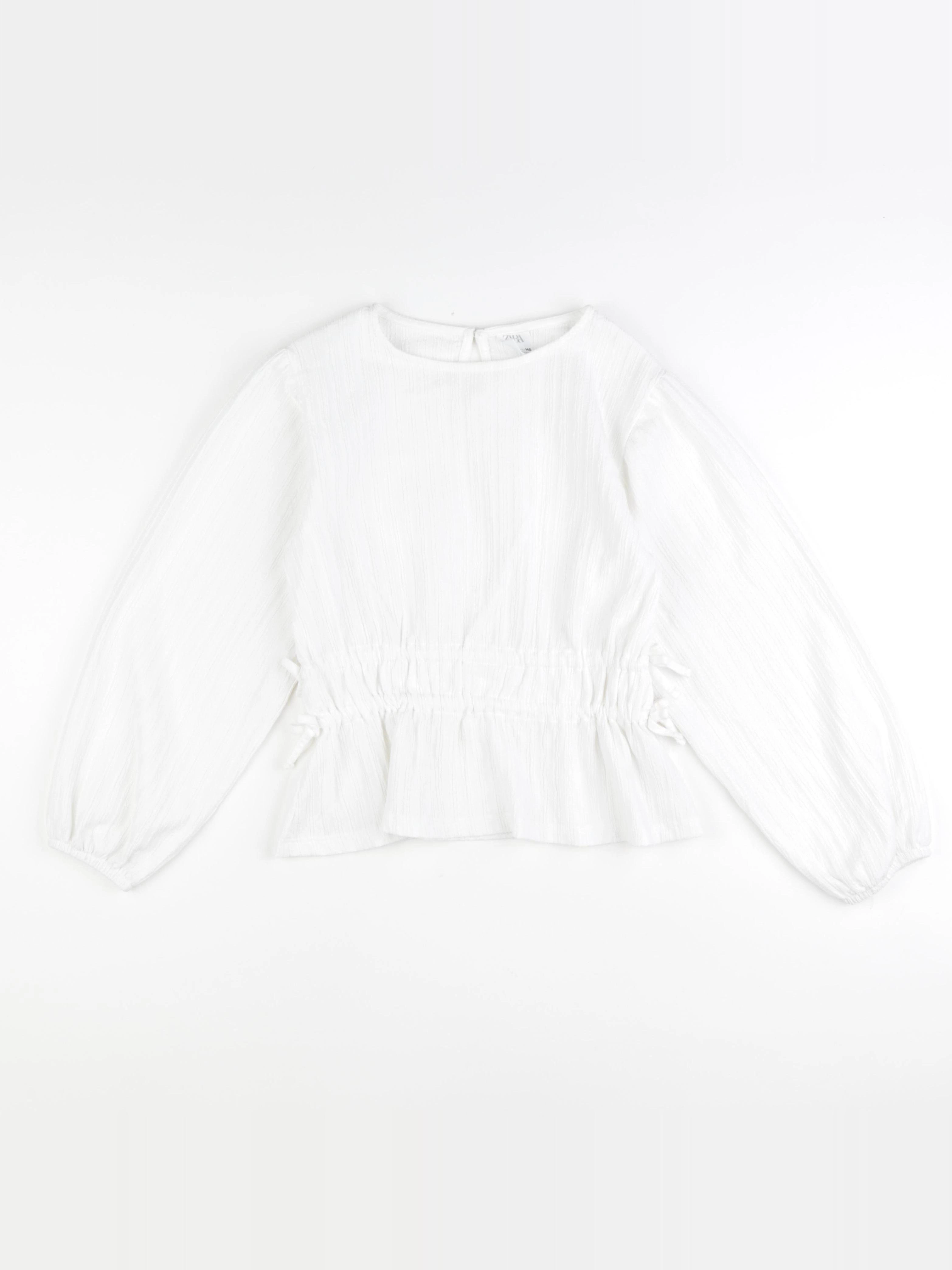 Zara - blouse blanc - 10 ans