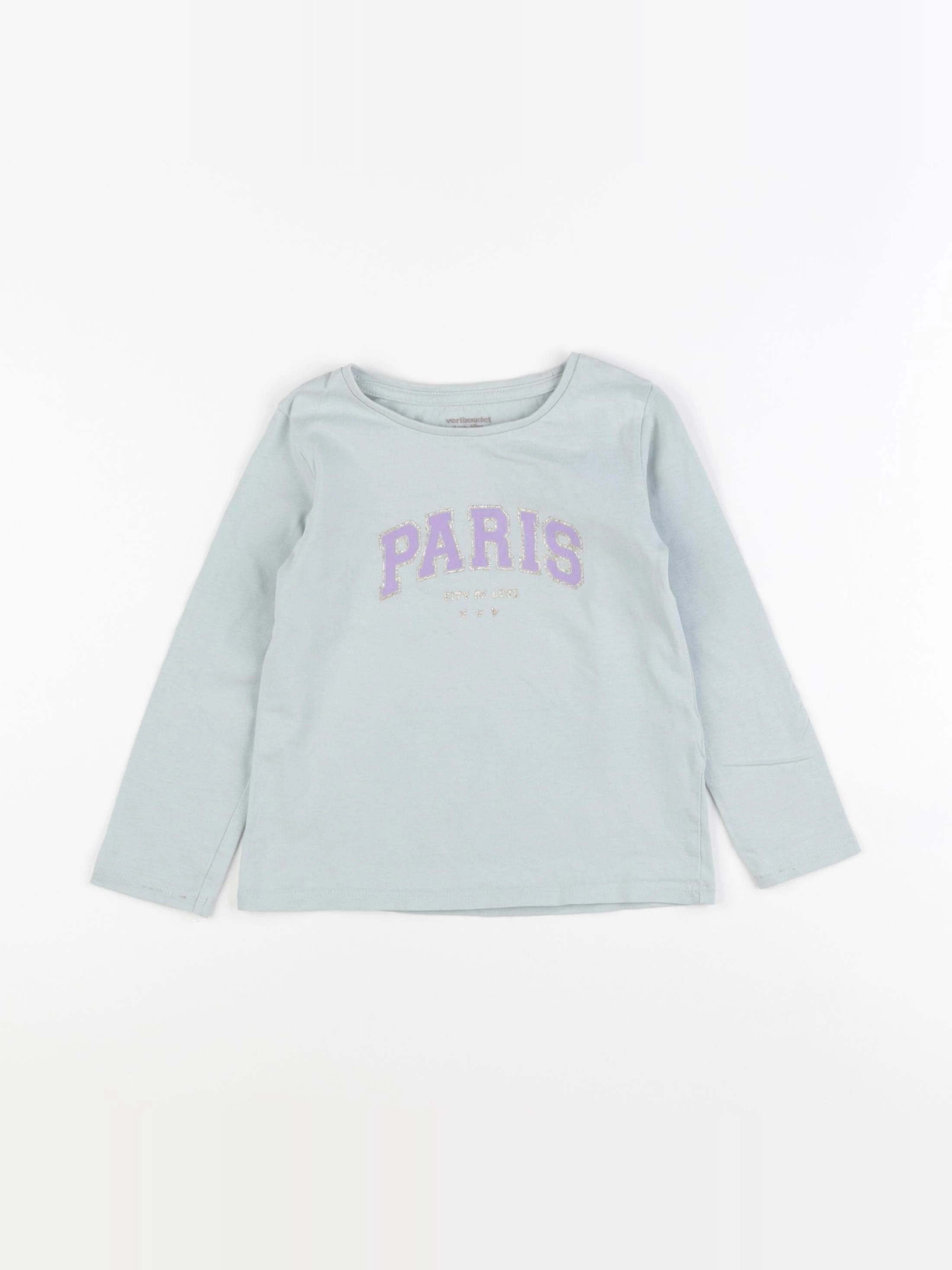 Vertbaudet - tee-shirt bleu - 3 ans