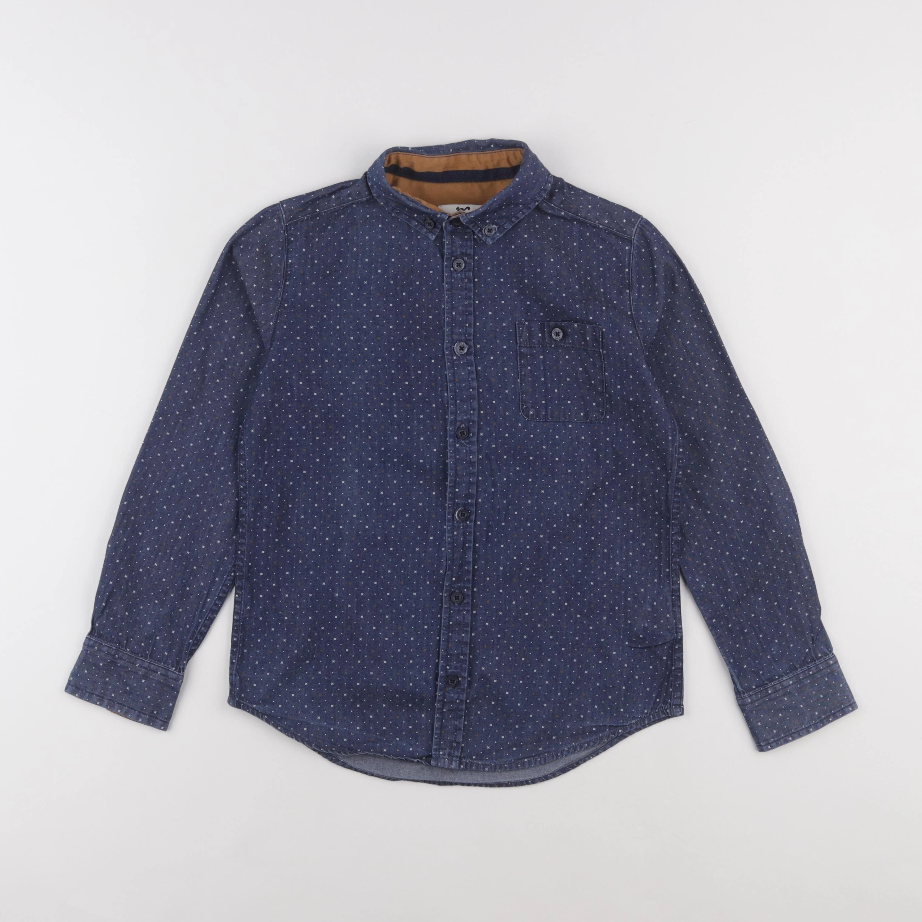 Cyrillus - chemise bleu - 8 ans