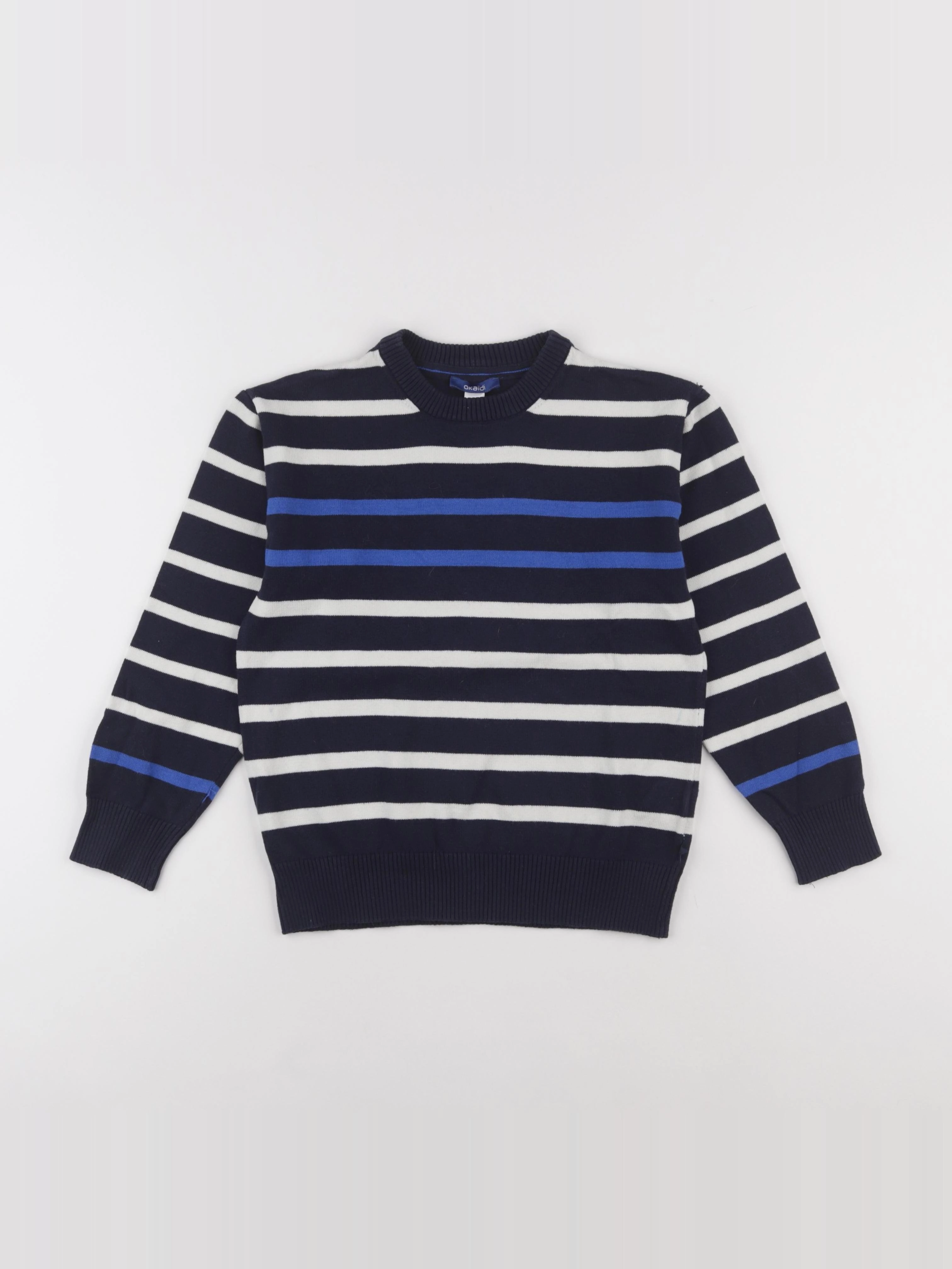 Okaidi - pull bleu - 8 ans