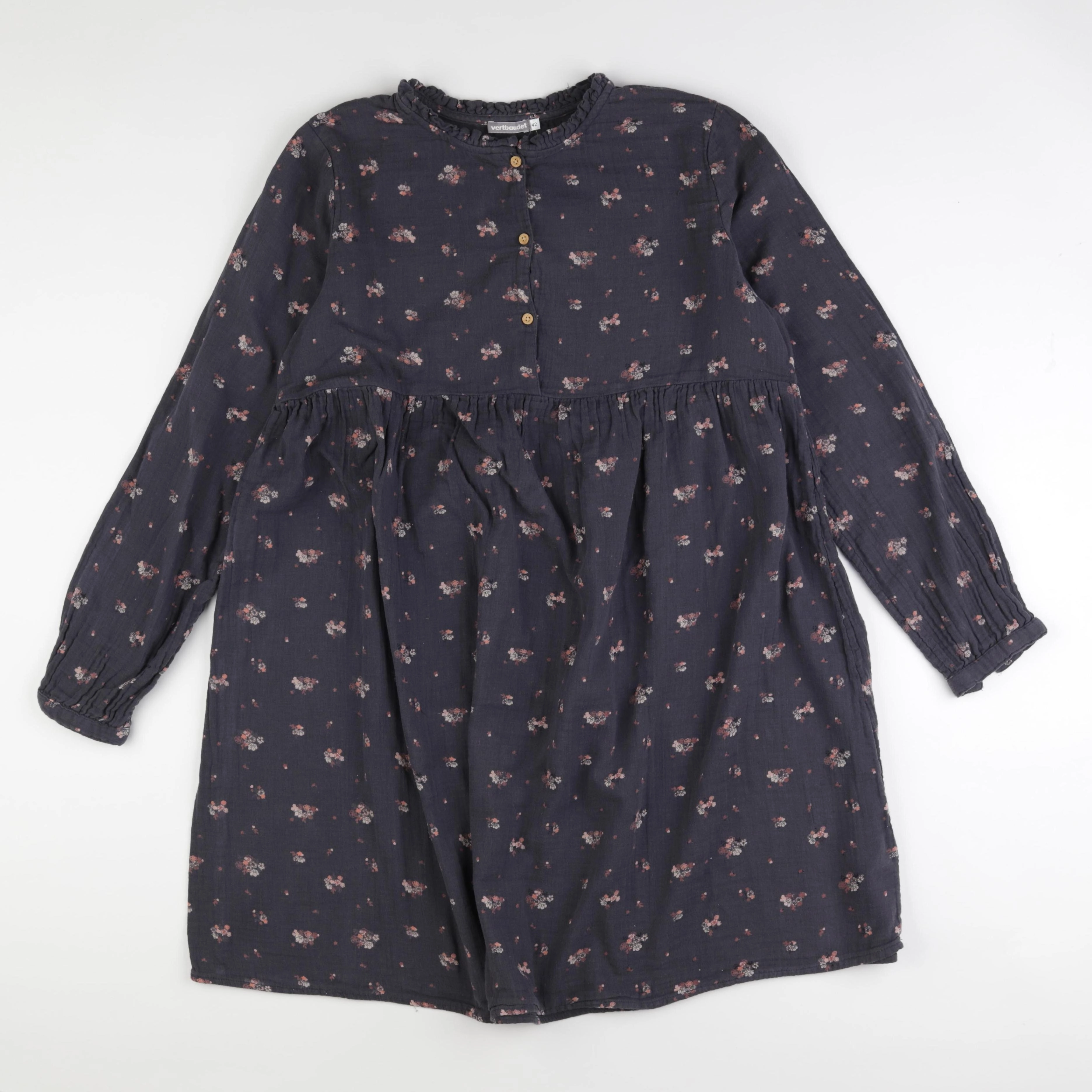 Vertbaudet - robe grossesse gris - 42