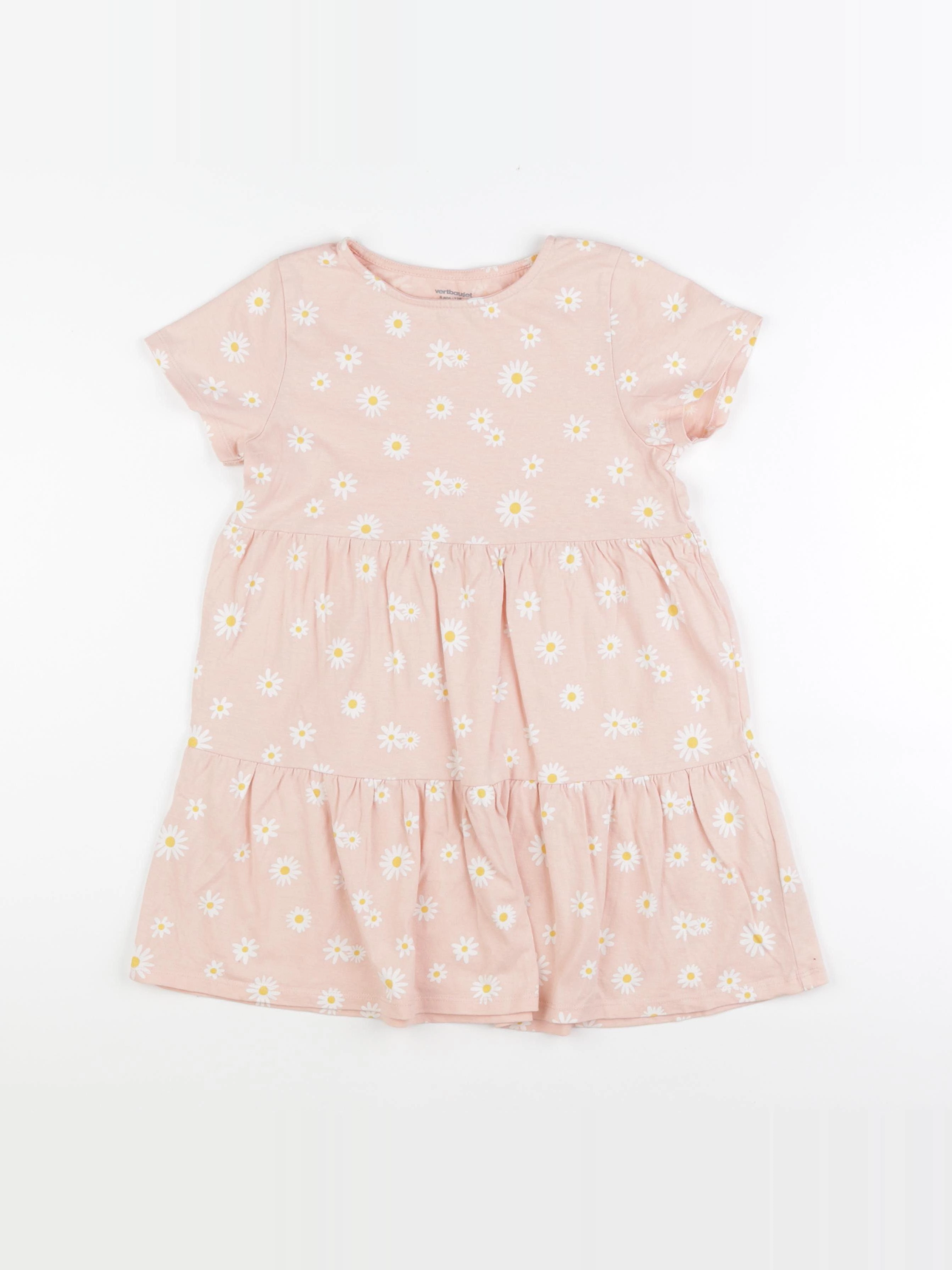 Vertbaudet - robe rose - 8 ans