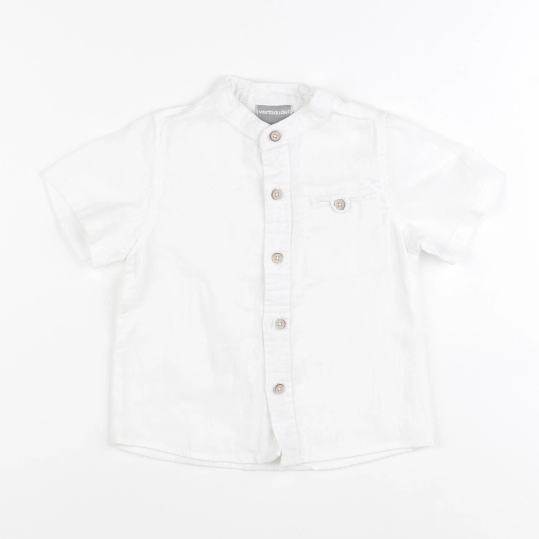 Vertbaudet - chemise blanc - 2 ans