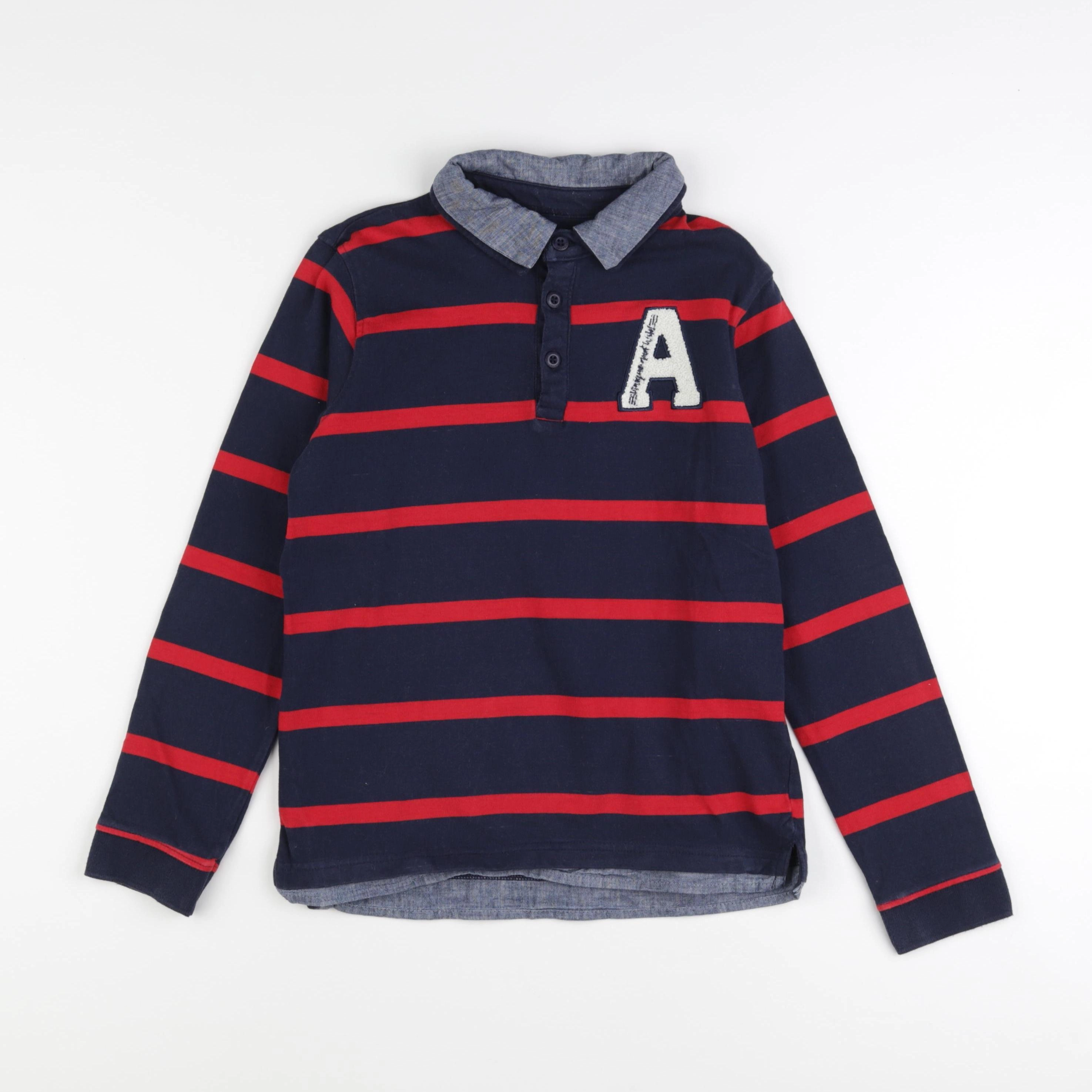 Vertbaudet - polo rouge - 12 ans