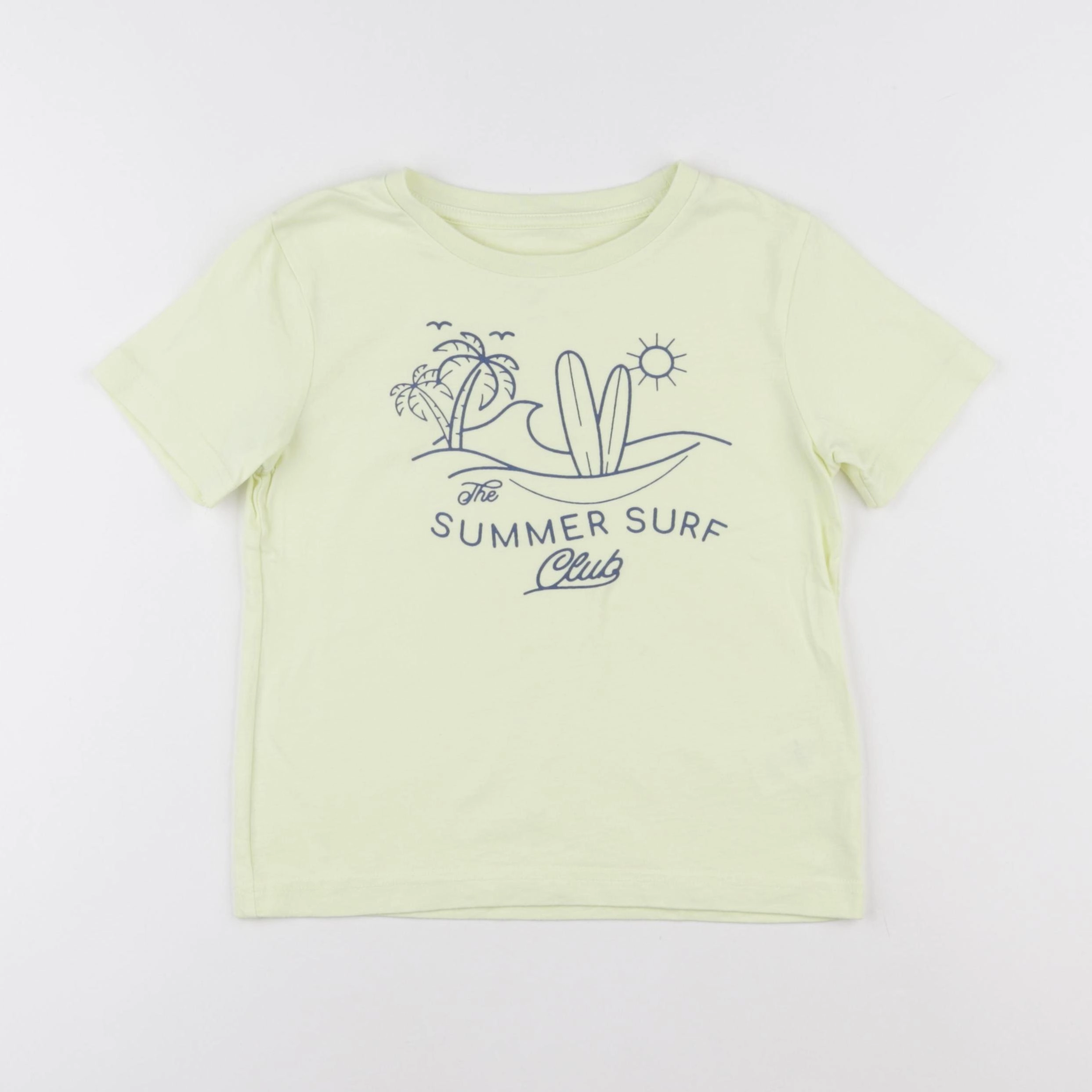 Cyrillus - tee-shirt jaune - 6 ans
