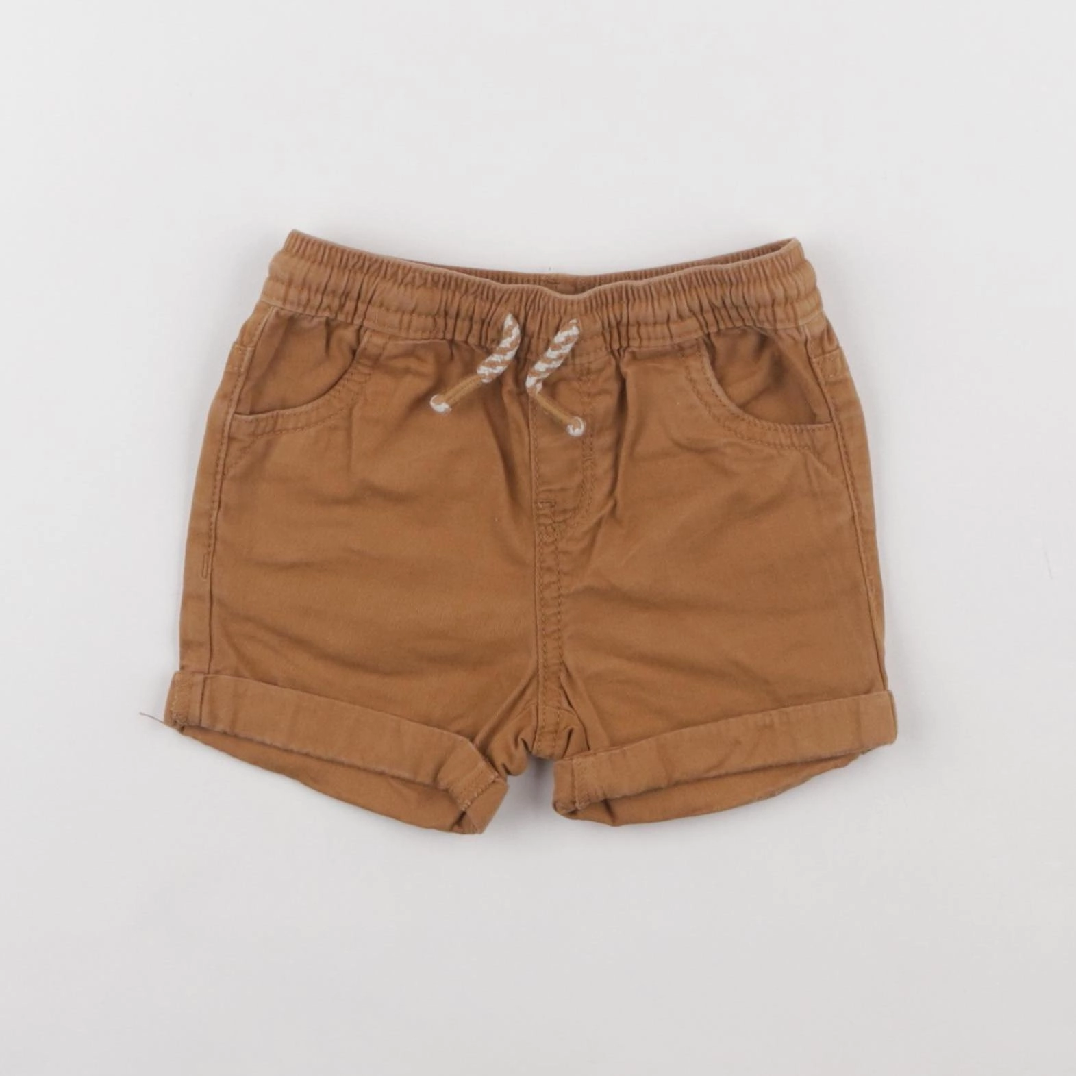 Vertbaudet - short marron - 9 mois