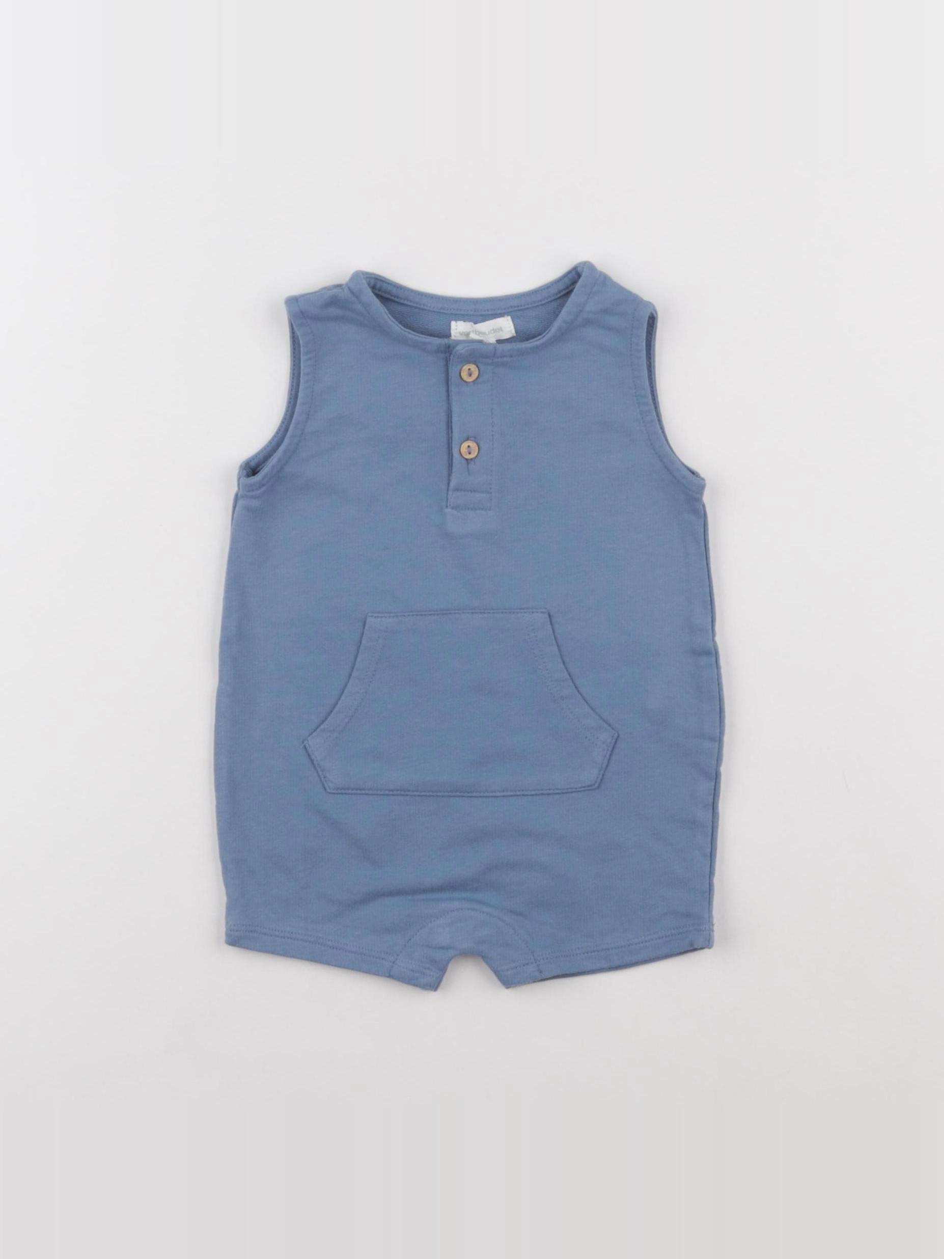 Vertbaudet - combinaison bleu - 6 mois