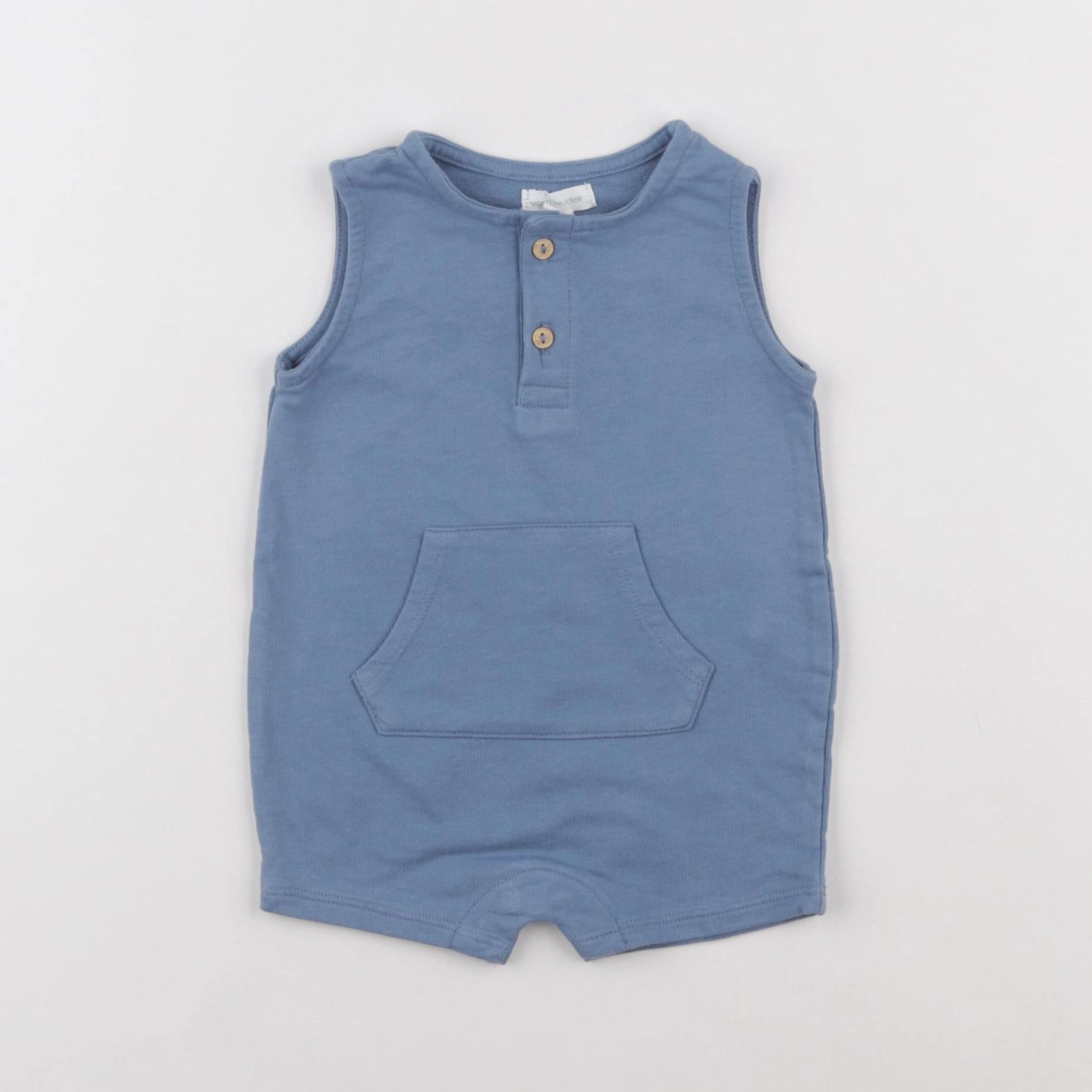Vertbaudet - combinaison bleu - 6 mois