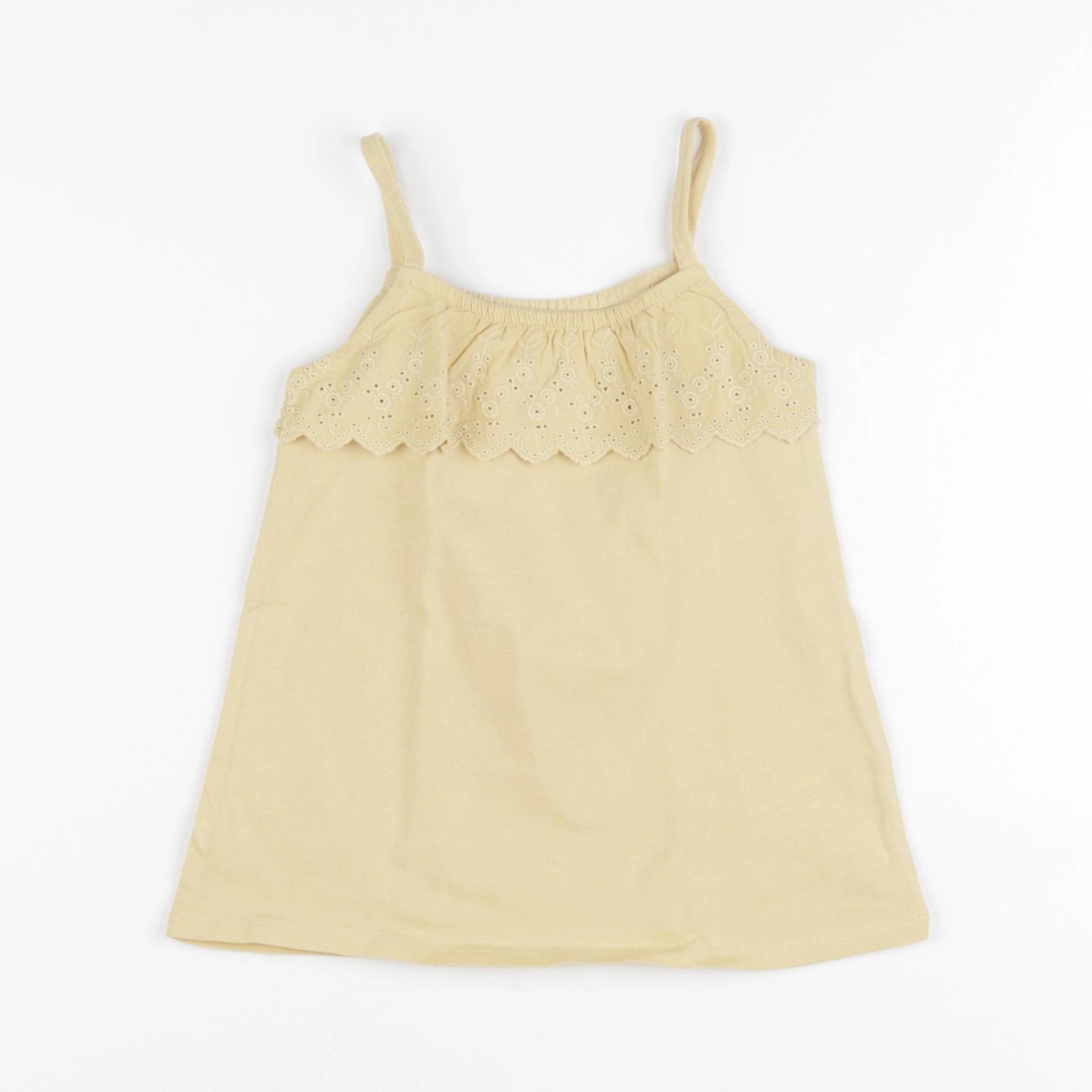Vertbaudet - débardeur jaune - 5 ans