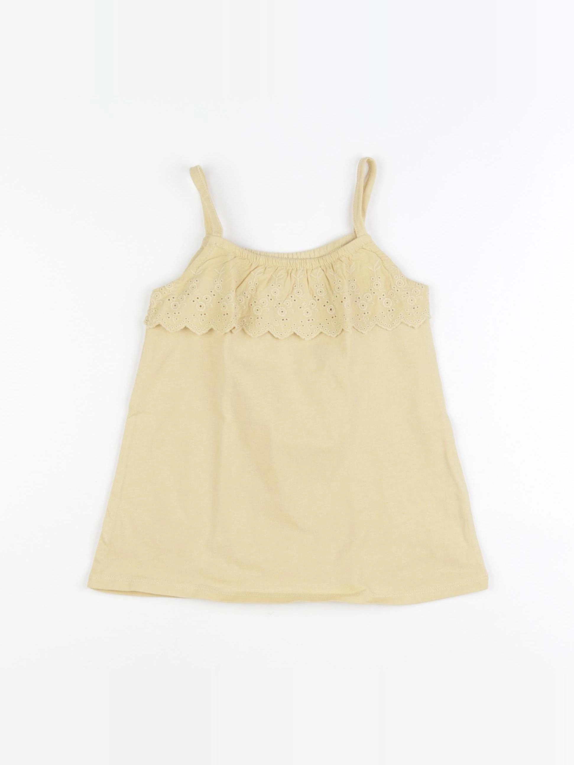 Vertbaudet - débardeur jaune - 5 ans