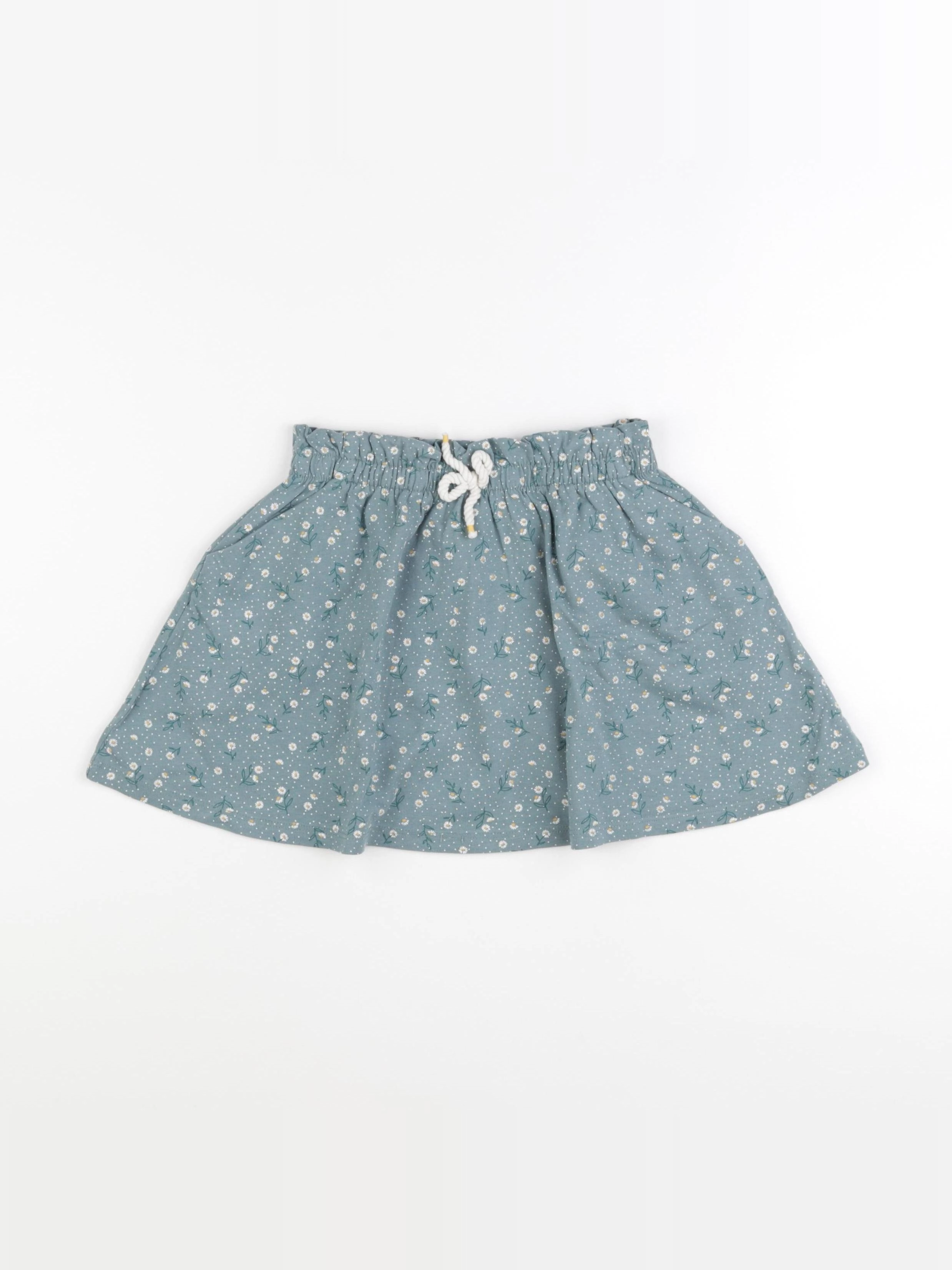Vertbaudet - jupe coton vert - 5 ans