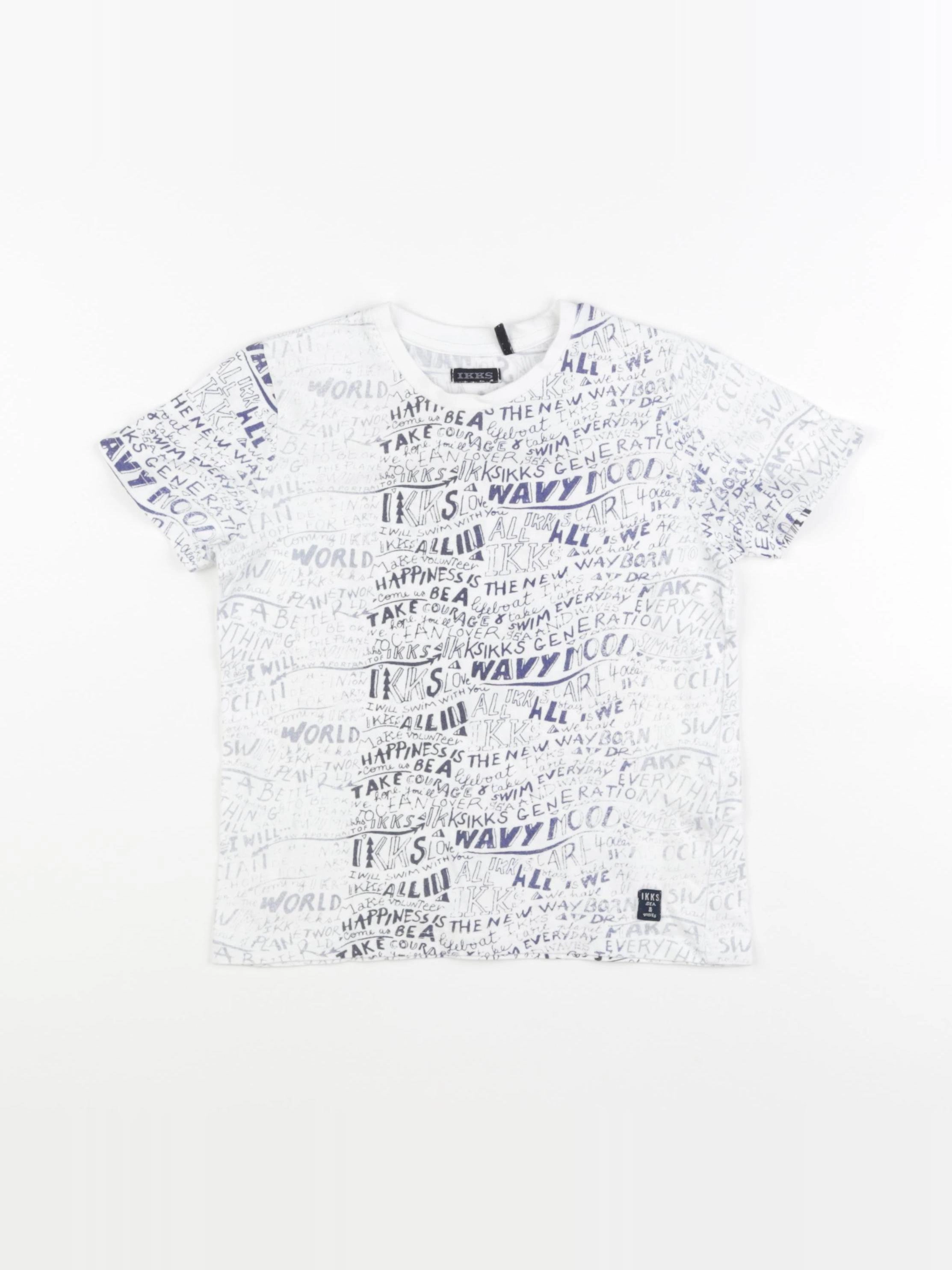 IKKS - tee-shirt blanc - 4 ans