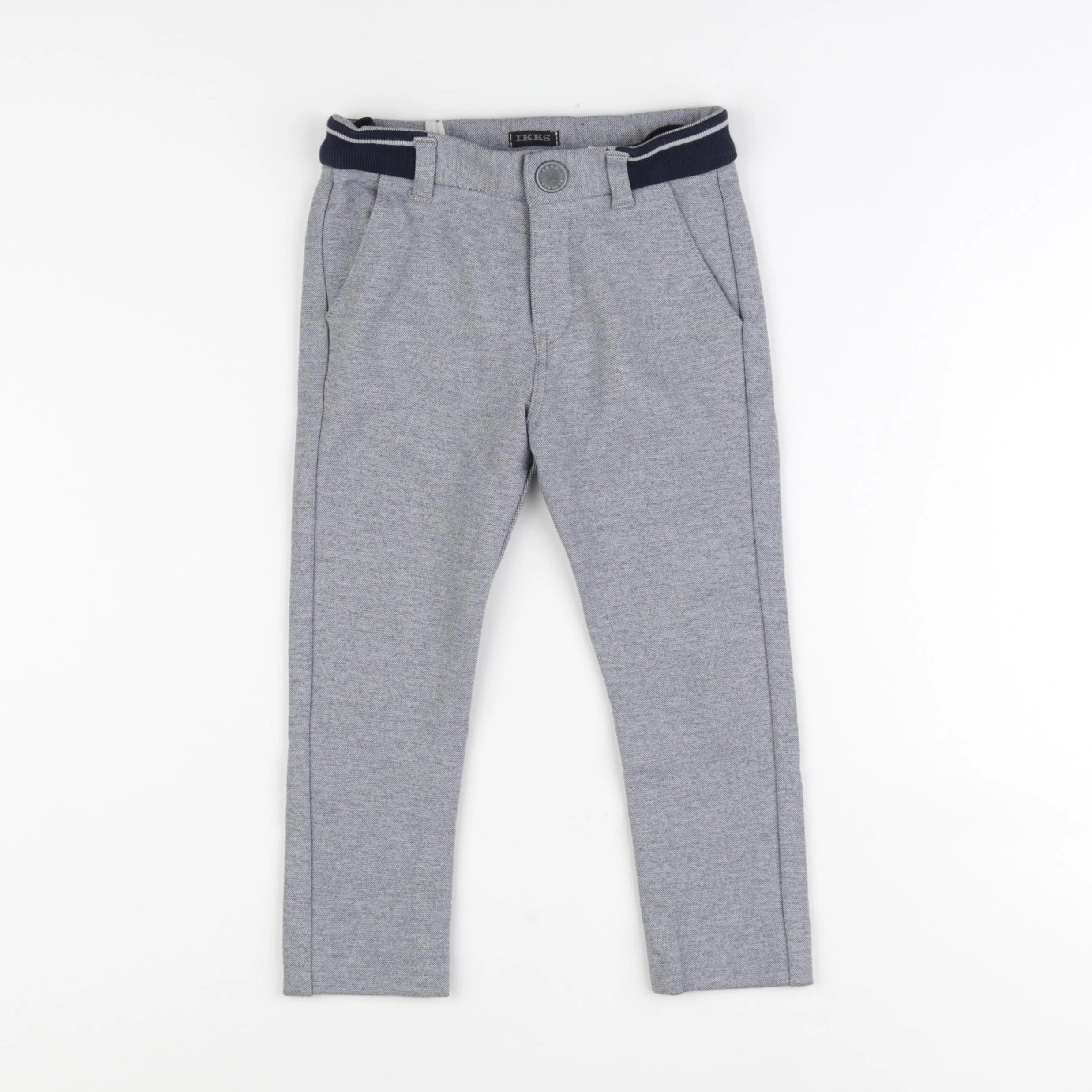 IKKS - pantalon bleu, blanc - 4 ans