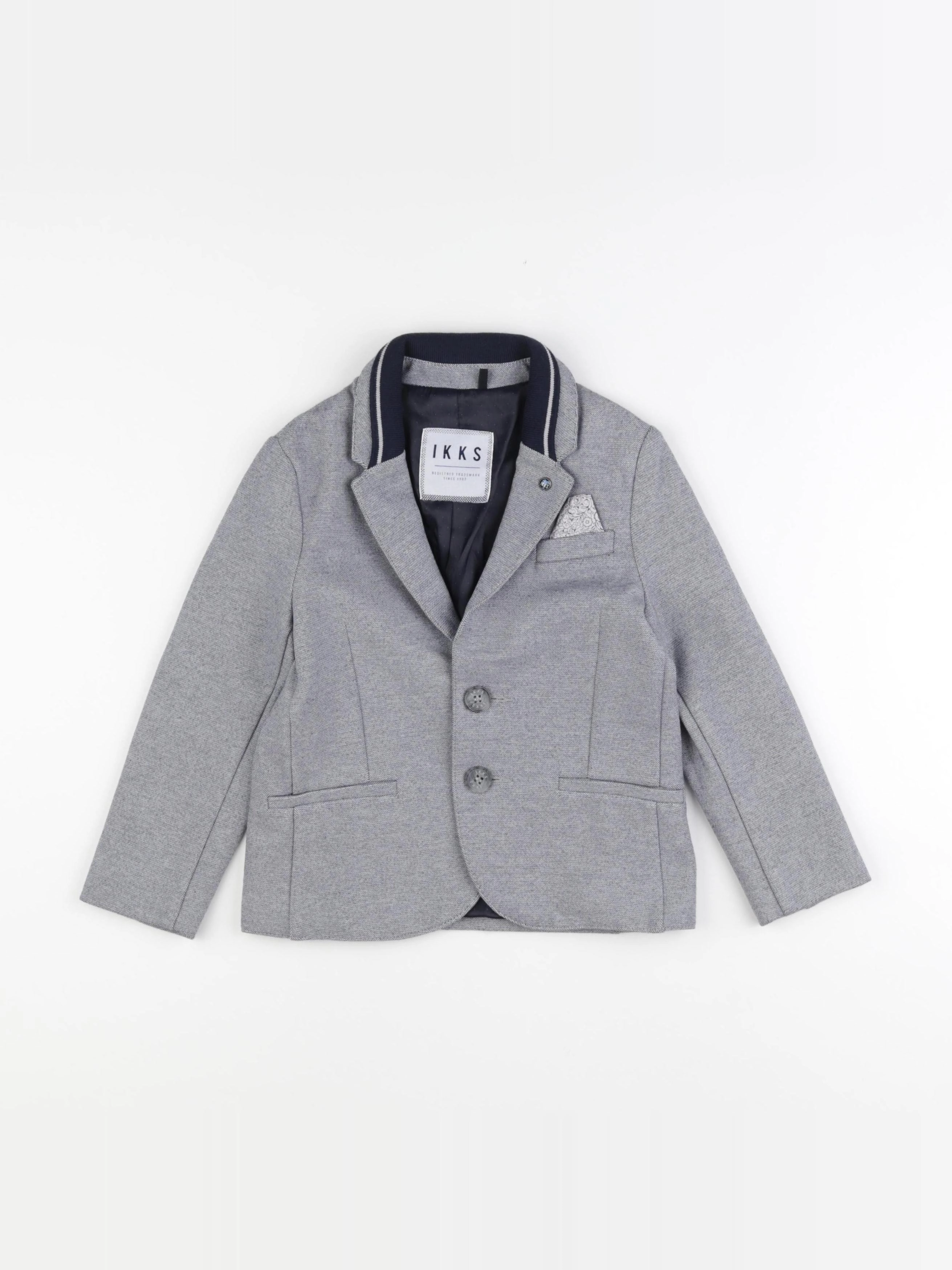 IKKS - veste bleu, blanc - 5 ans
