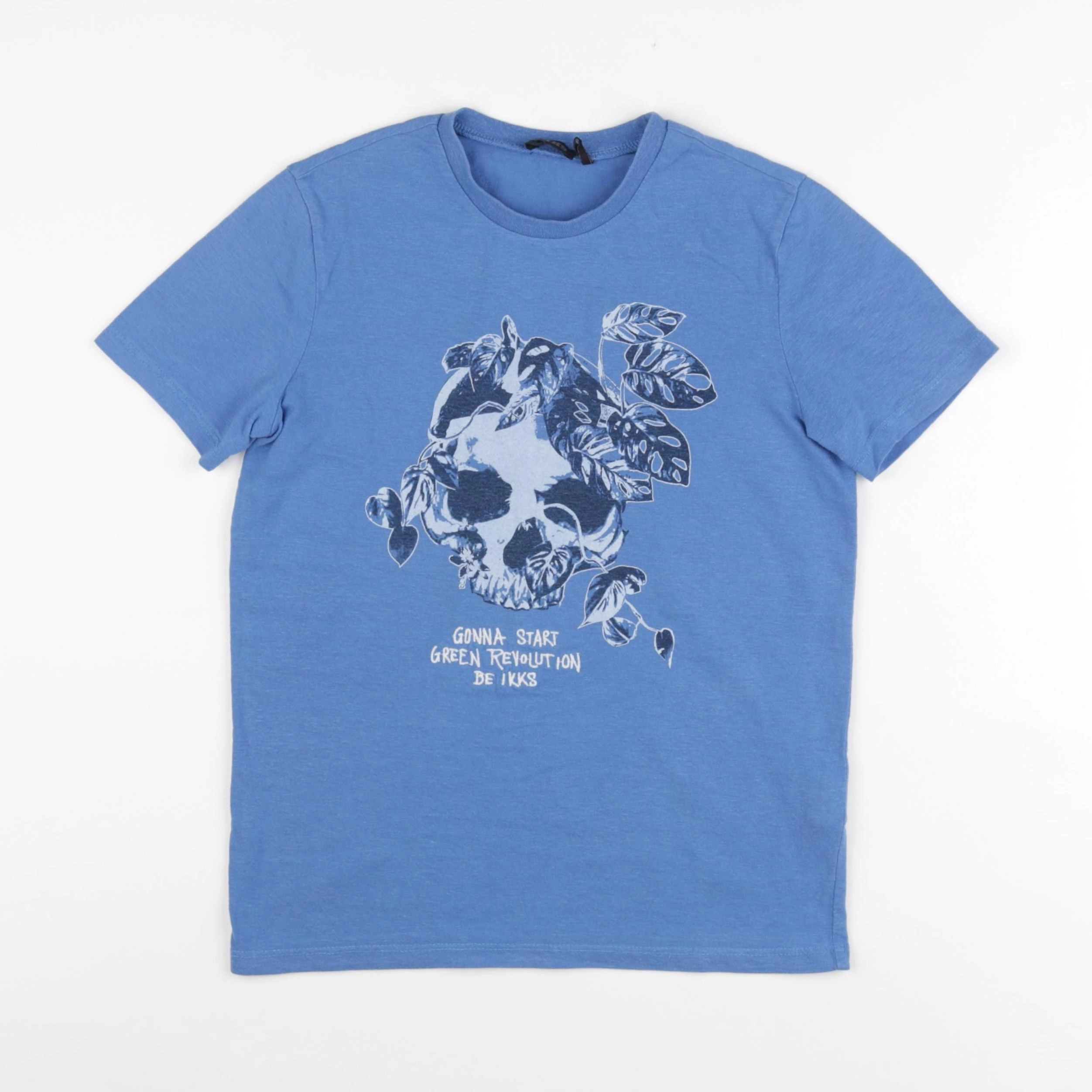 IKKS - tee-shirt bleu - 10 ans