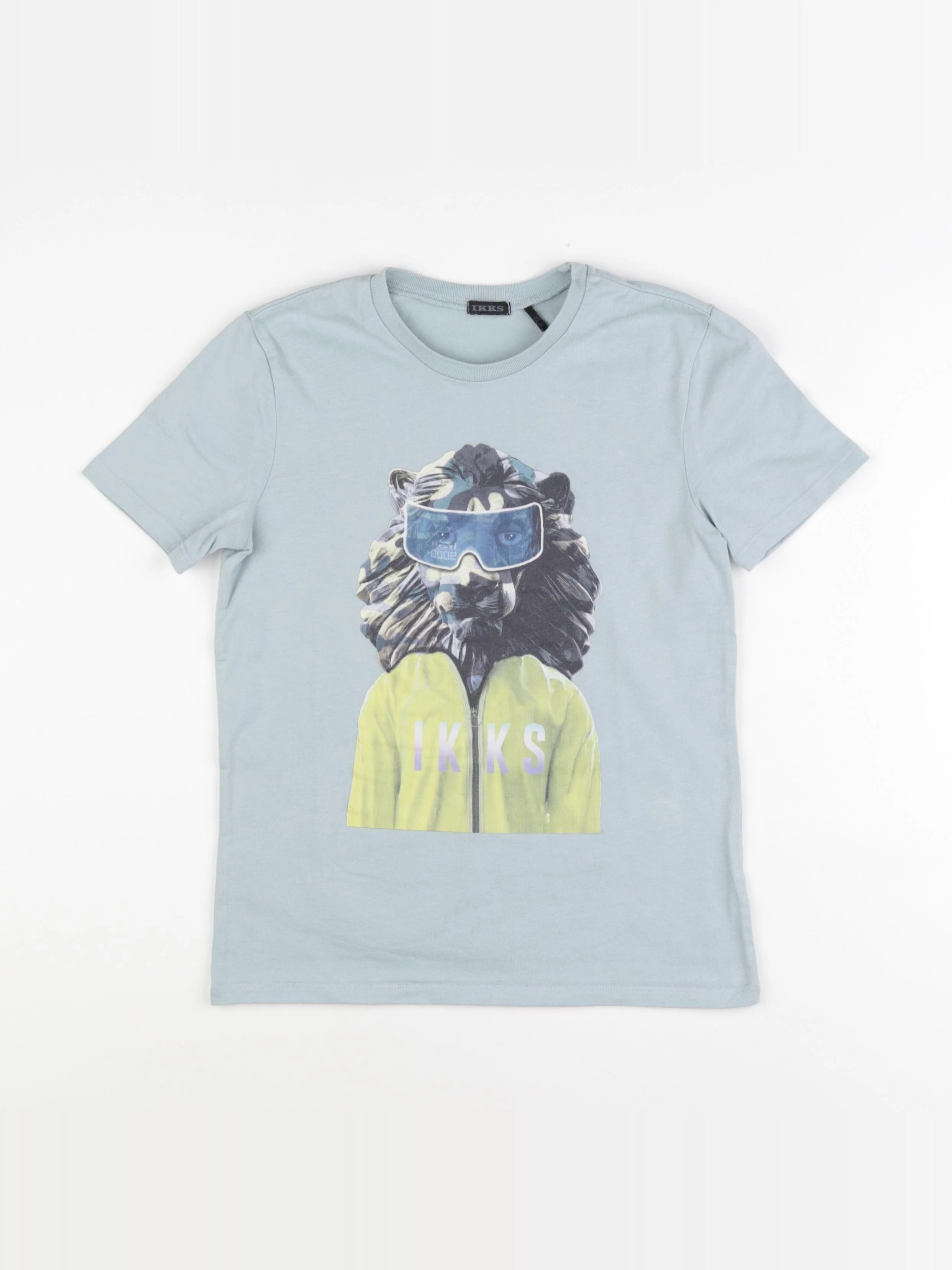 IKKS - tee-shirt bleu - 10 ans