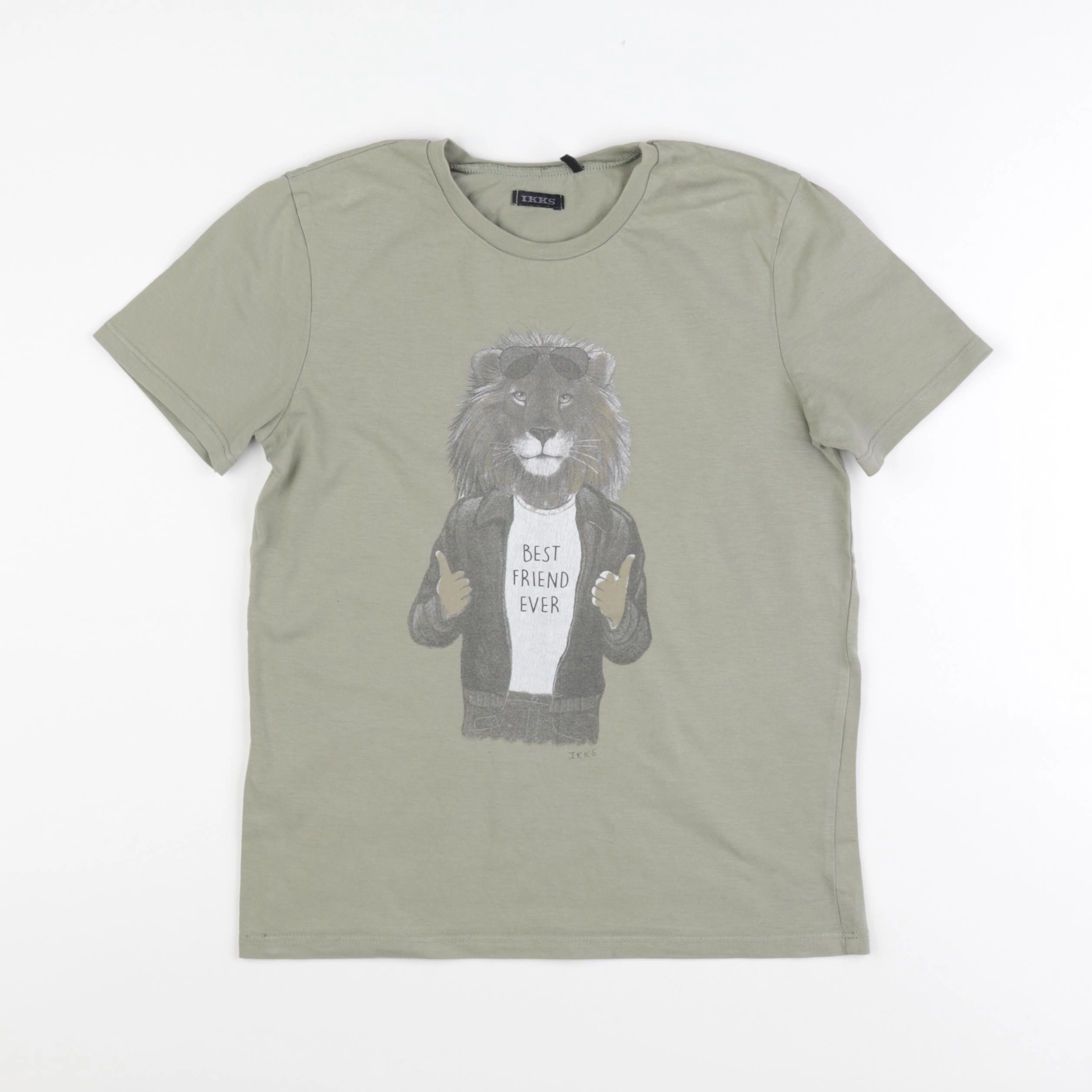 IKKS - tee-shirt vert - 10 ans